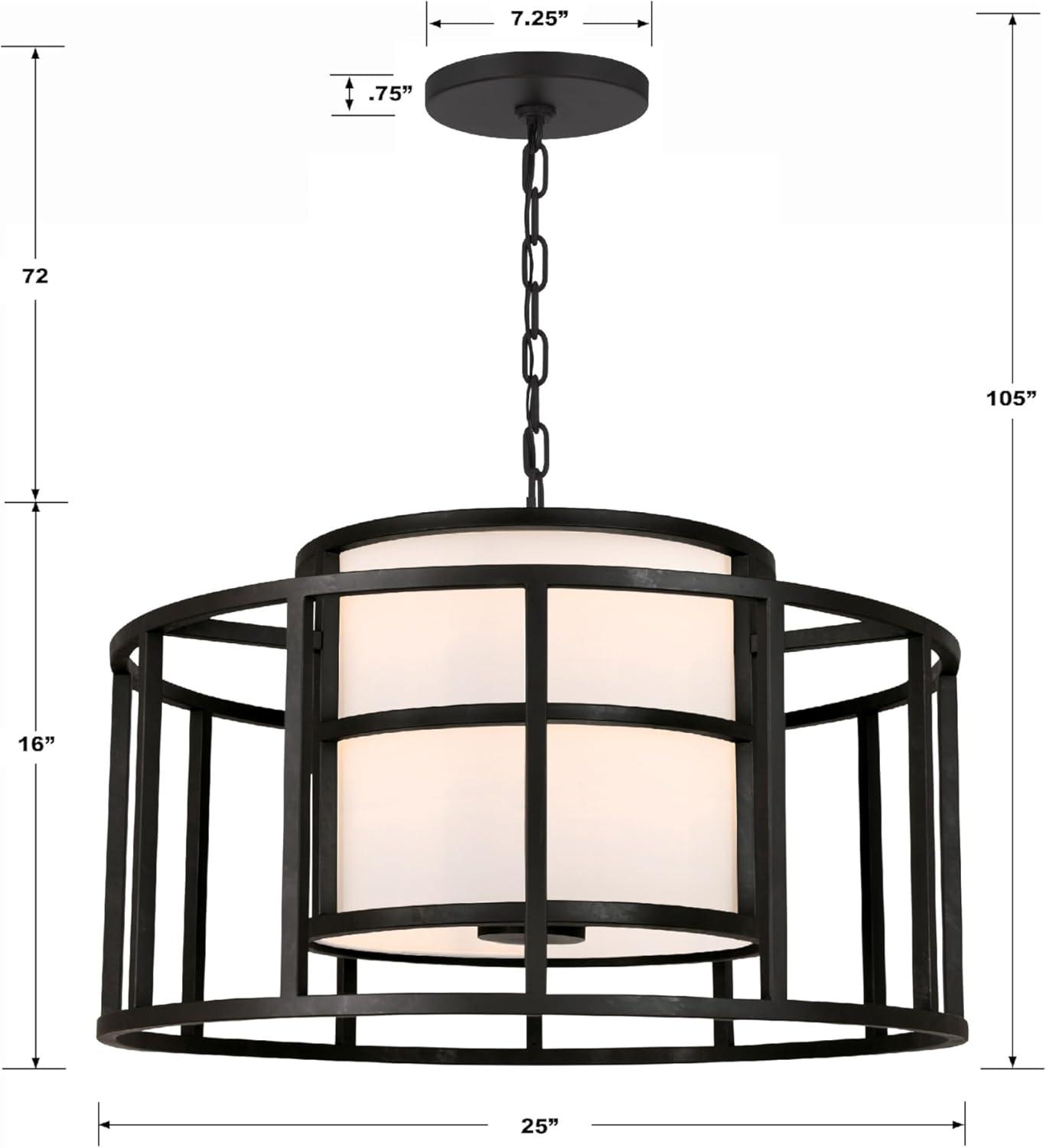 Crystorama Lighting - Five Light Chandelier - Chandelier - Hulton - Five Light