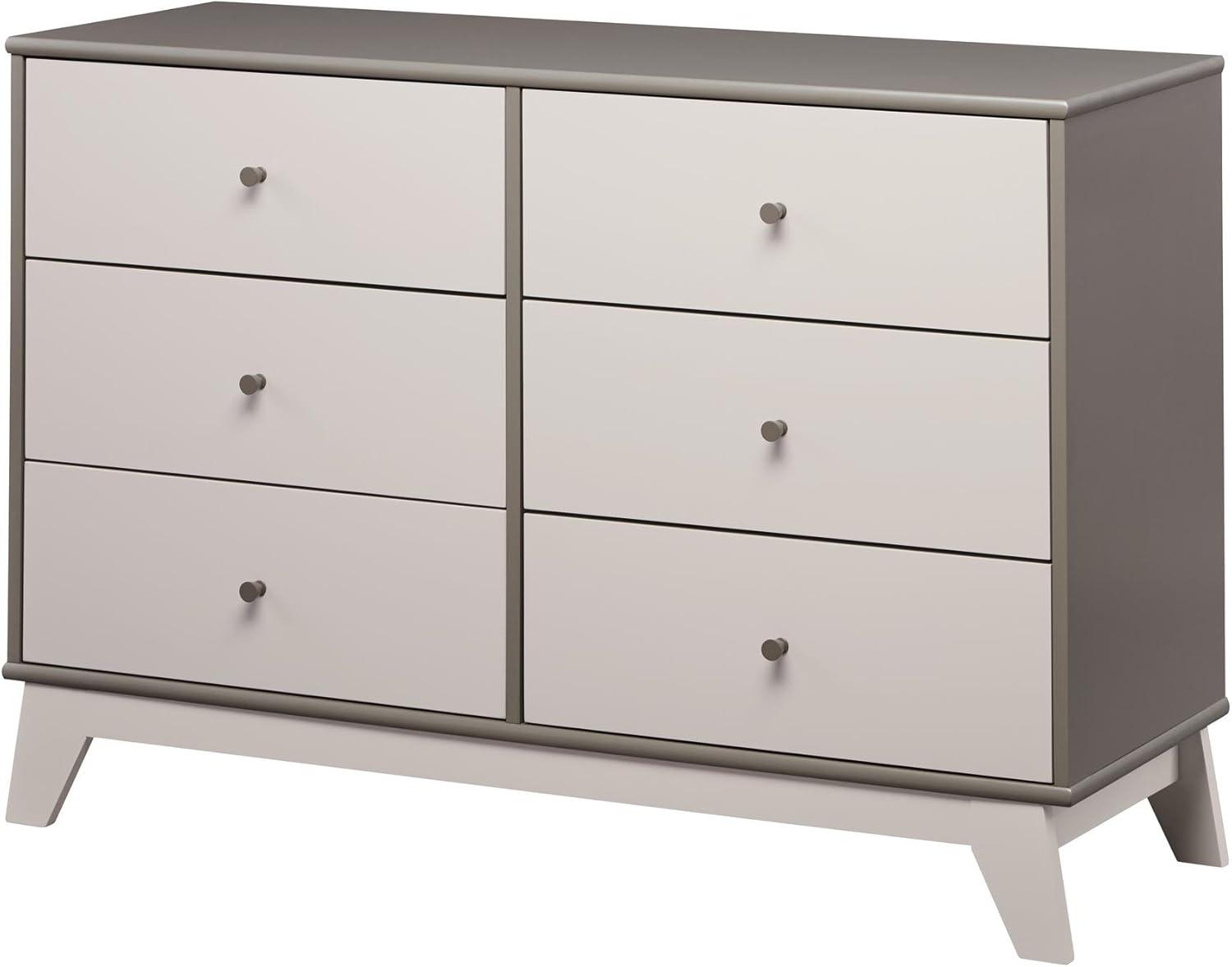 Rowan Valley Flint 6 Drawer Double Dresser