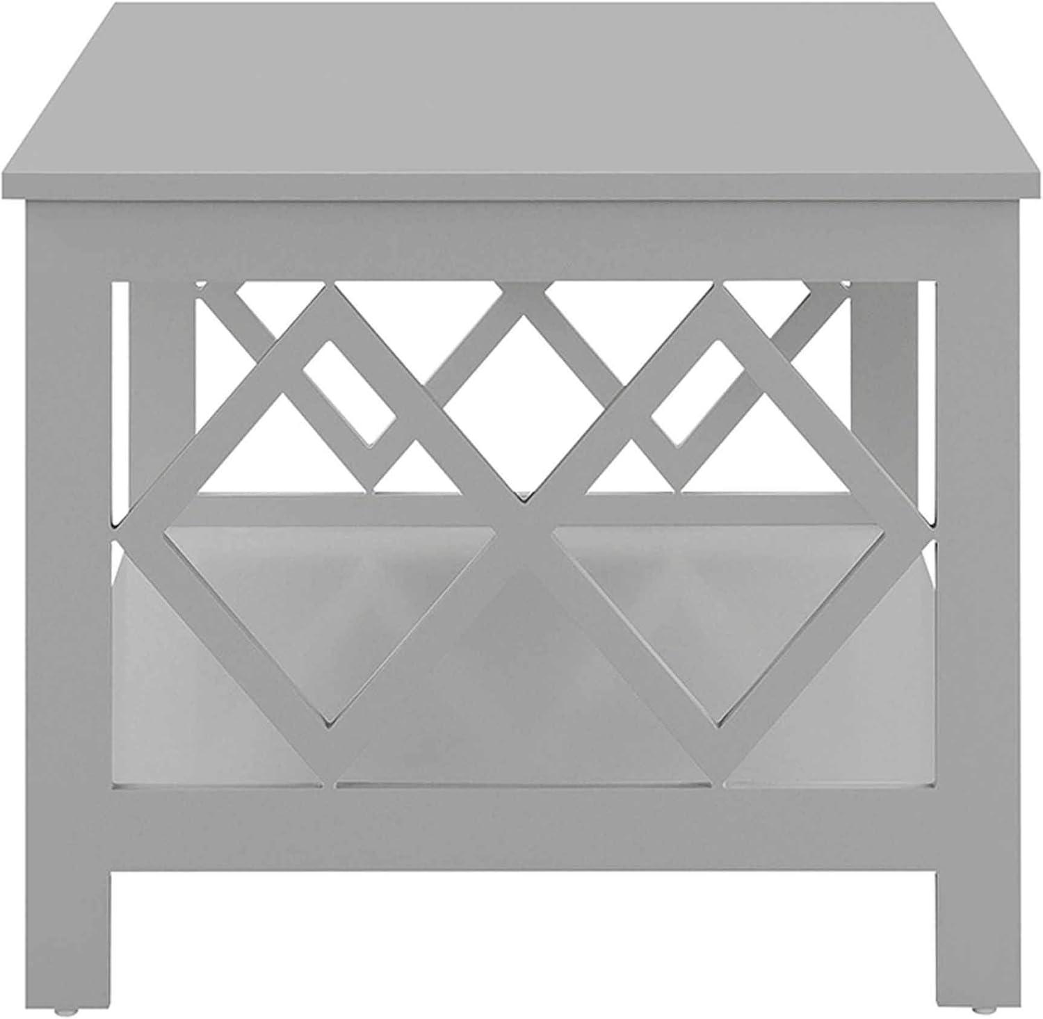 Diamond Coffee Table, Gray