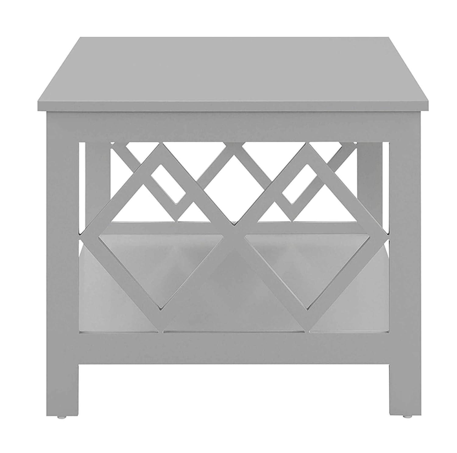Diamond Coffee Table, Gray