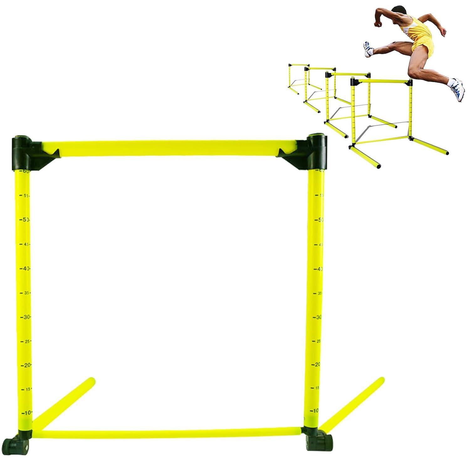 Adjustable Hurdles with Scale - Detachable Agility Training Equipment for Track, Soccer & Football, Indoor & Outdoor Use, Ideal for Athletic Jumping & Speed Drills