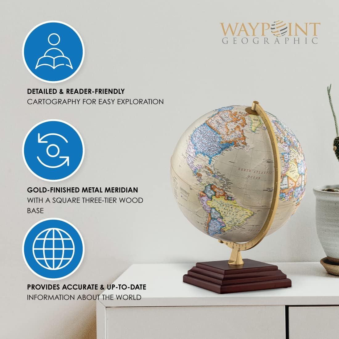 Waypoint Geographic Cardboard Tabletop Globe