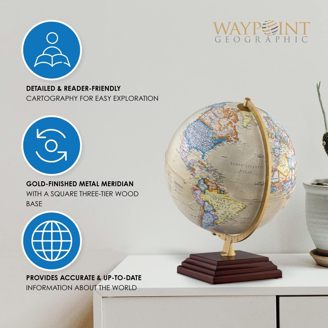 Waypoint Geographic Cardboard Tabletop Globe