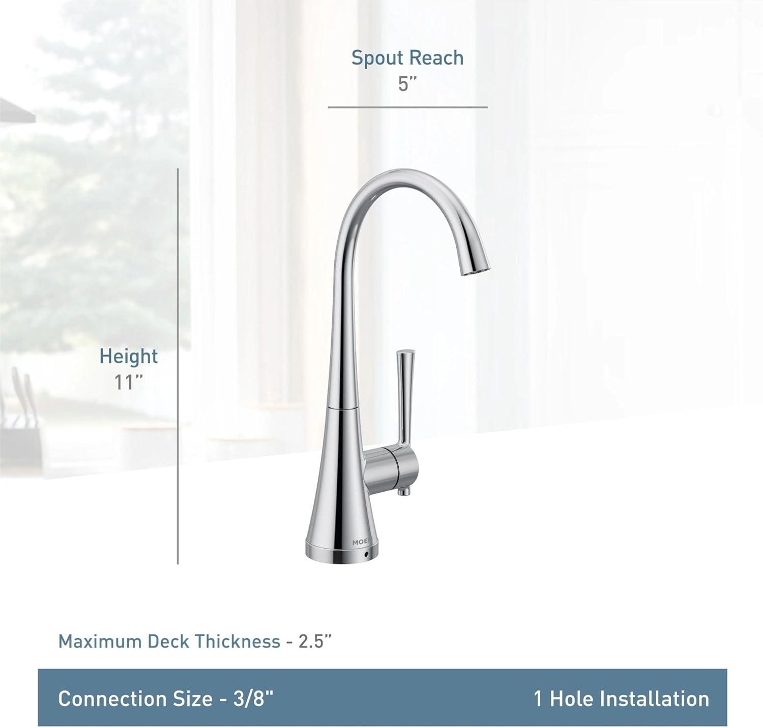 Kuv Single Handle Kitchen Faucet with Accessories