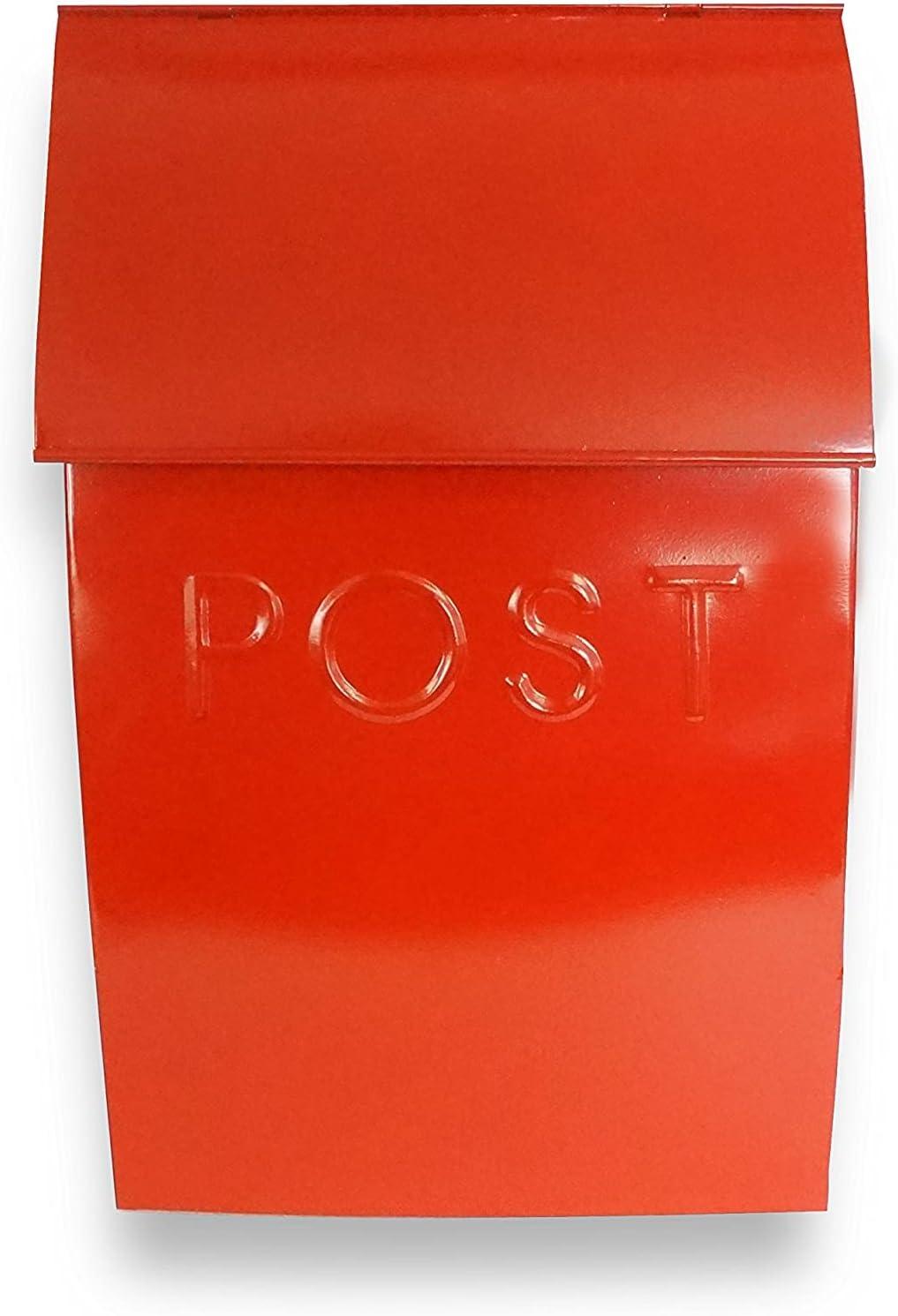 Milano Pointed Post Wall Mounted Mailbox