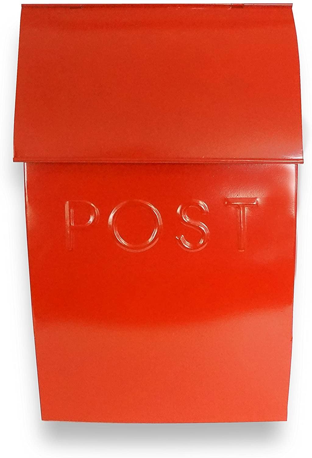 NACH Milano Pointed Post Wall Mounted Mailbox