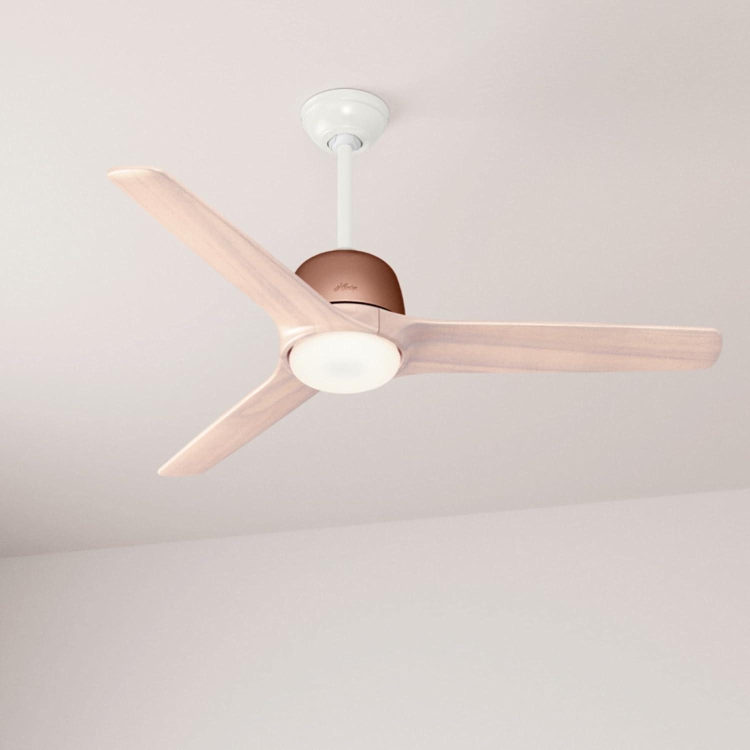 54" Norden 3 - Blade LED Standard Ceiling Fan with Remote Control and Light Kit Included