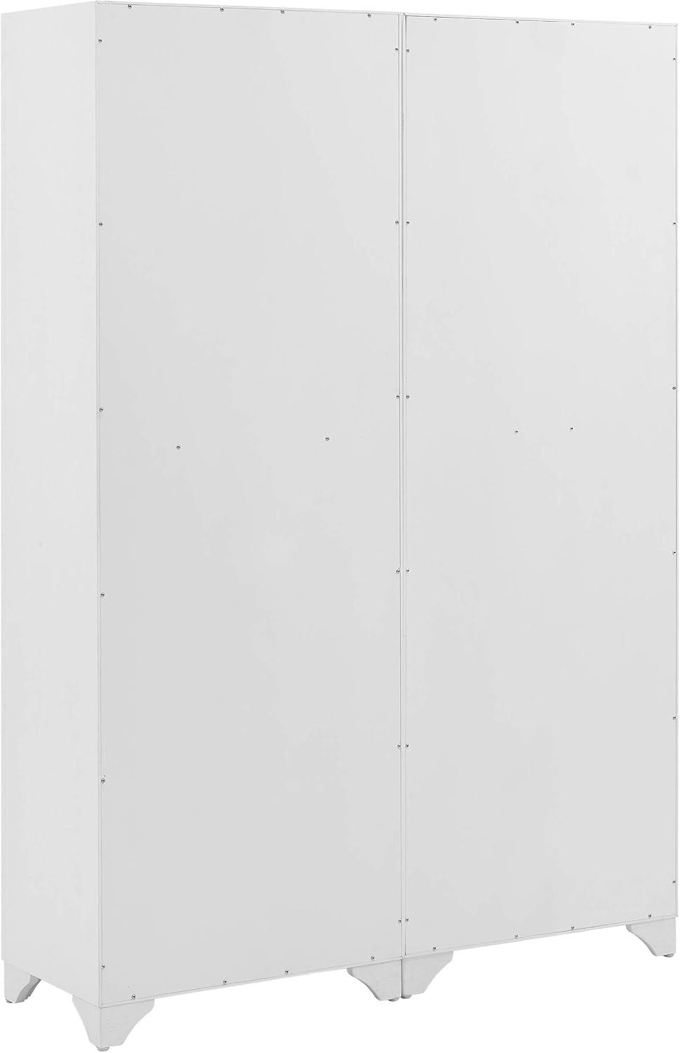 Crosley Furniture Tara 2-Piece Pantry Storage Cabinet Set with Shelves, Kitchen, Dining, or Laundry Room