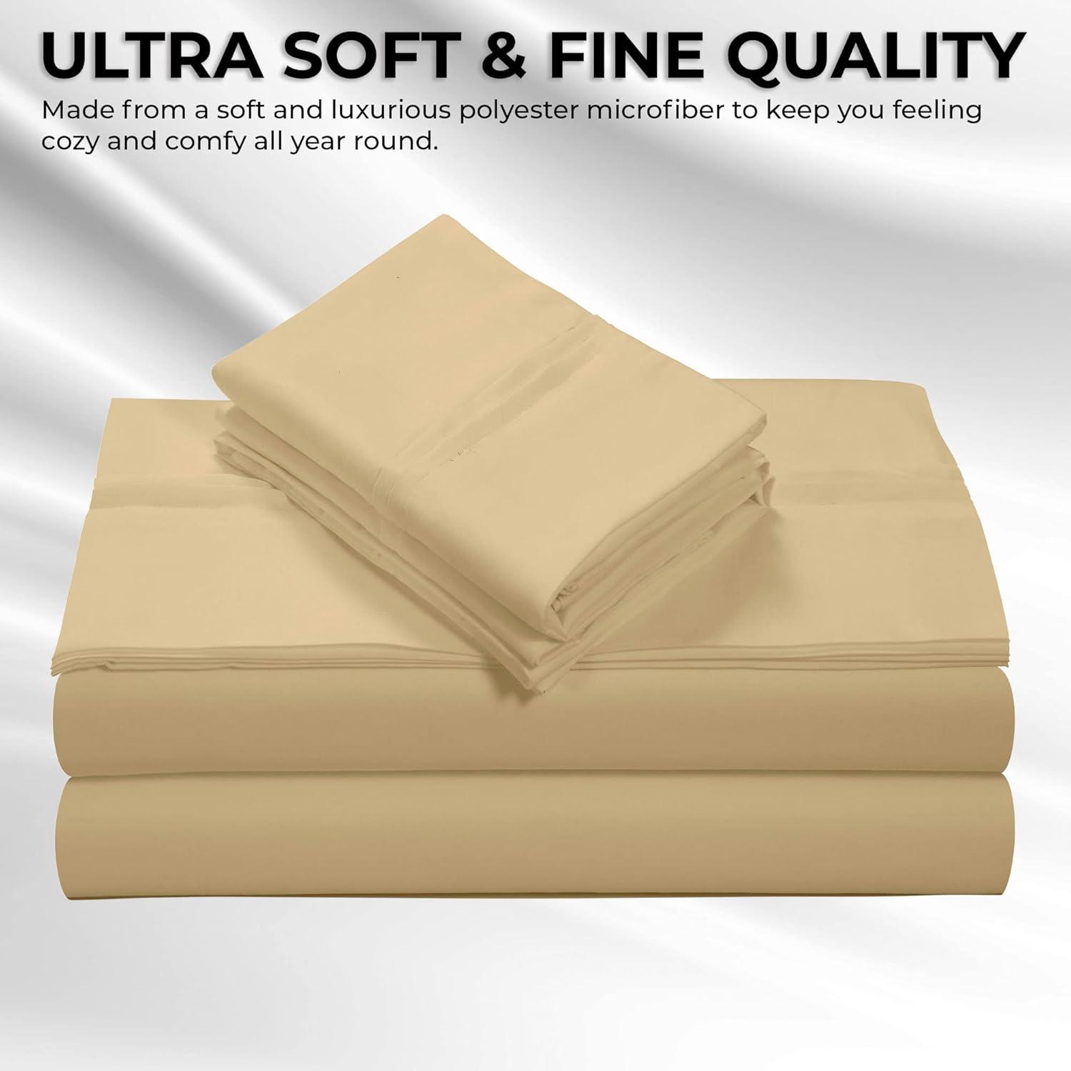 Tribeca Living Microfiber Sheet Set
