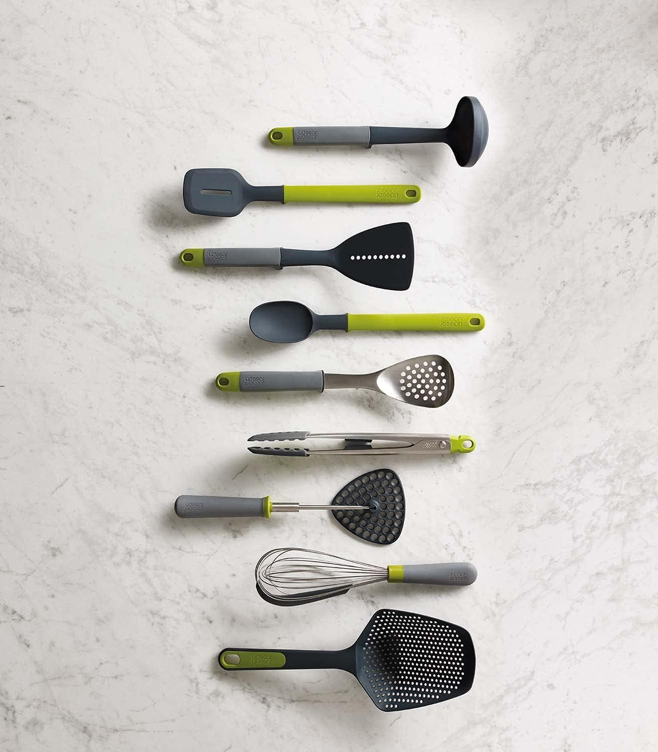 Joseph Joseph Delta Folding Masher - Gray / Green