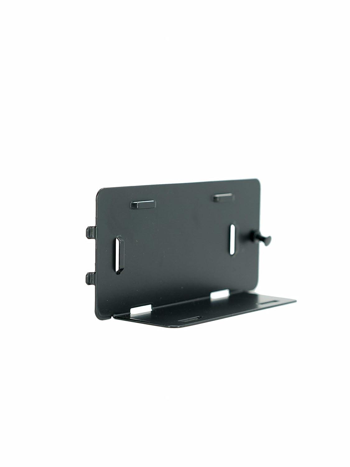 Legrand - OnQ Universal Wall Mounting Plate, Secure Devices in Structured Media Enclosure, Cable Management Box, 2 Velcro Hook and Loop Straps, Recessed Media Box to Organize Cable, Black, 36489601