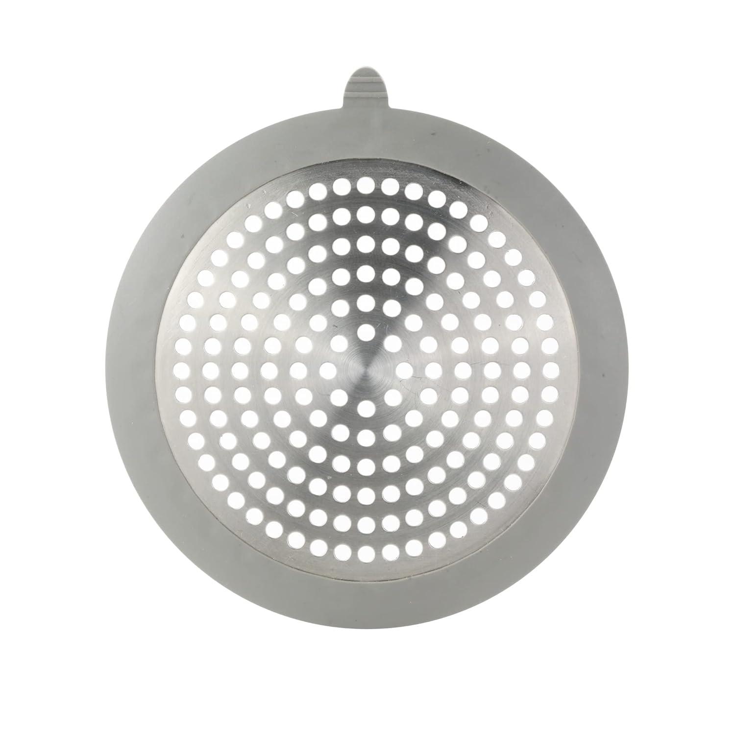 Danco Bathroom Sink/Bathtub Hair Catcher & Drain Protector in Stainless Steel (2-Pack)