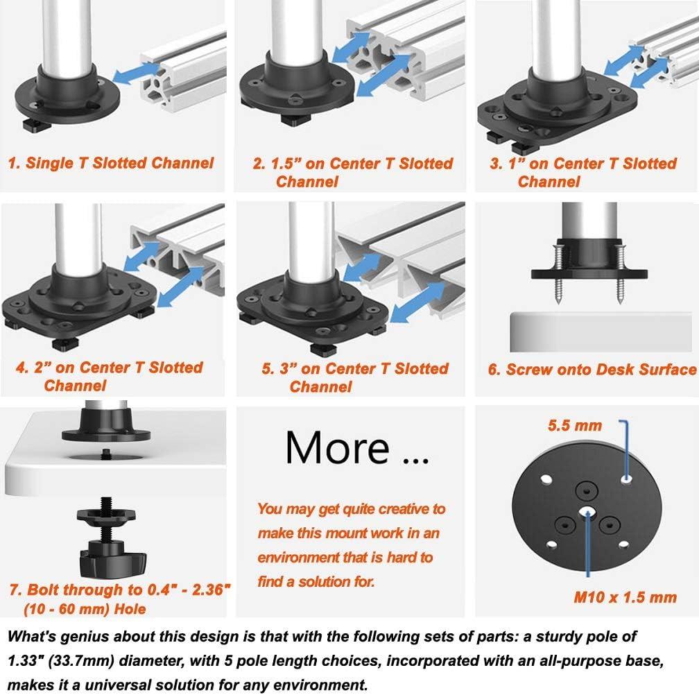 Heavy Duty Aluminum VESA Mount with Quick Release