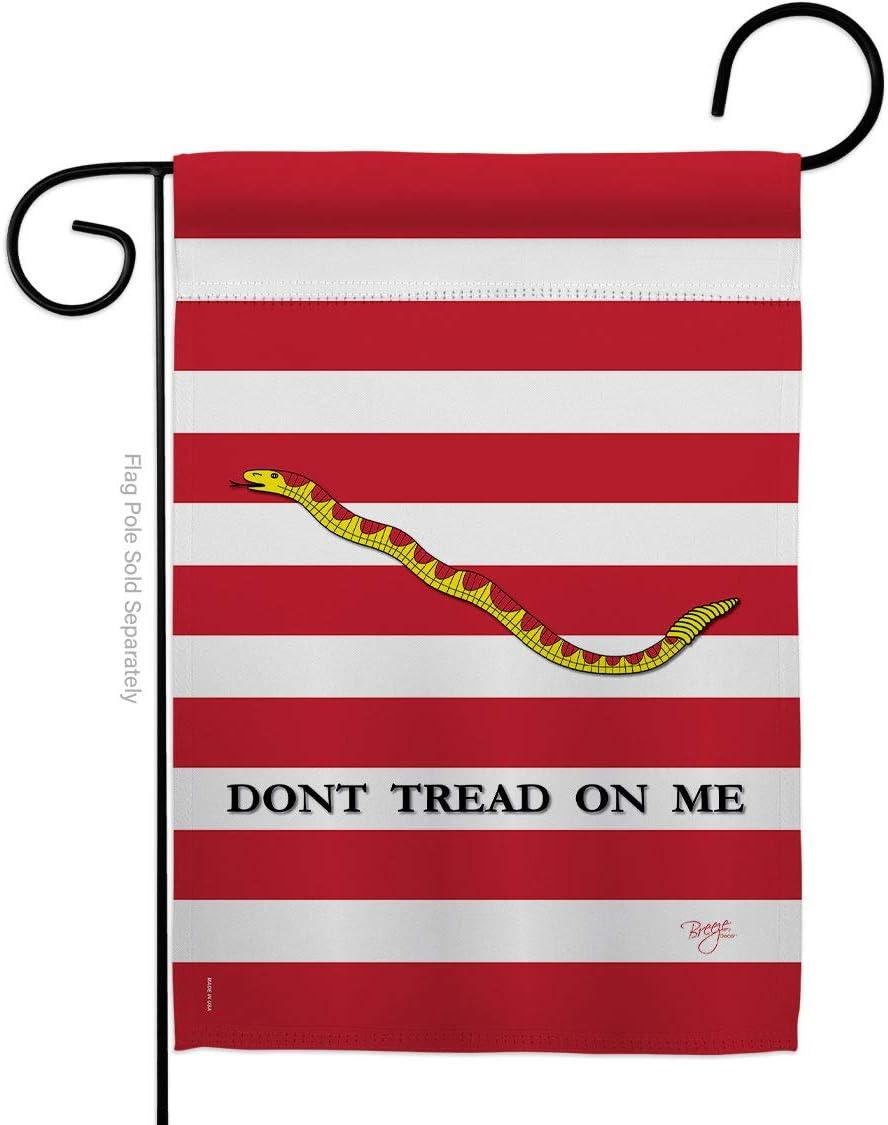 Breeze Decor Double Sided 18.5'' H x 13'' W Burlap Flag Set