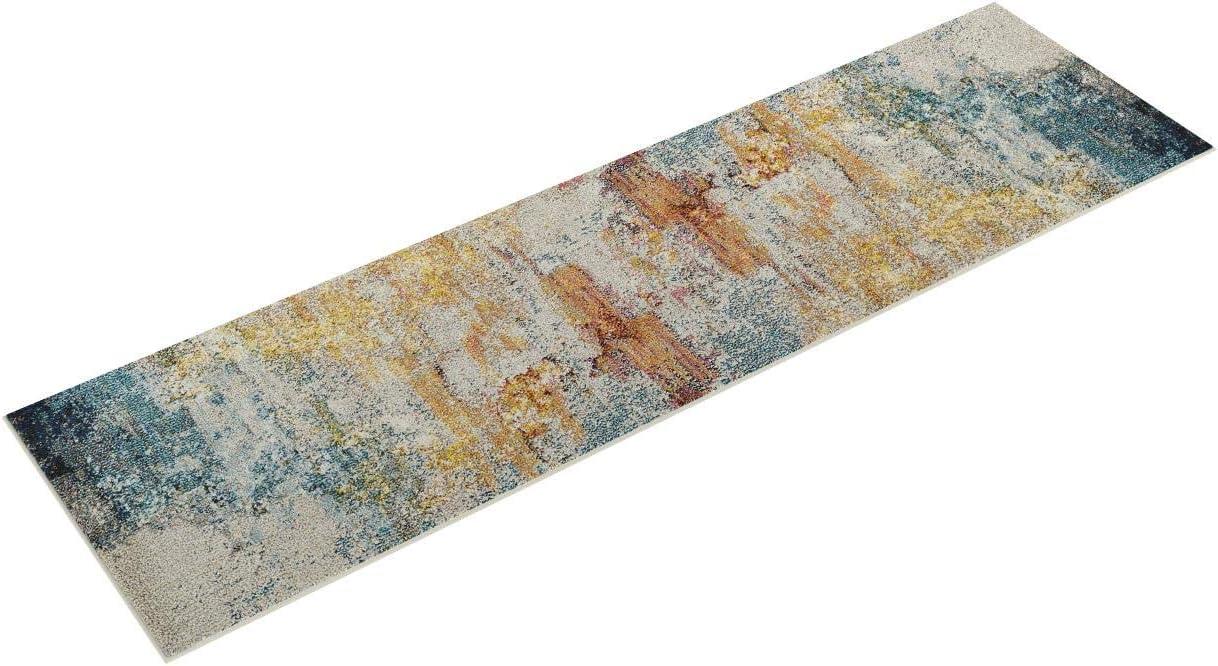 Nourison Celestial CES02 Sealife Area Rug 2'2" x 7'6"