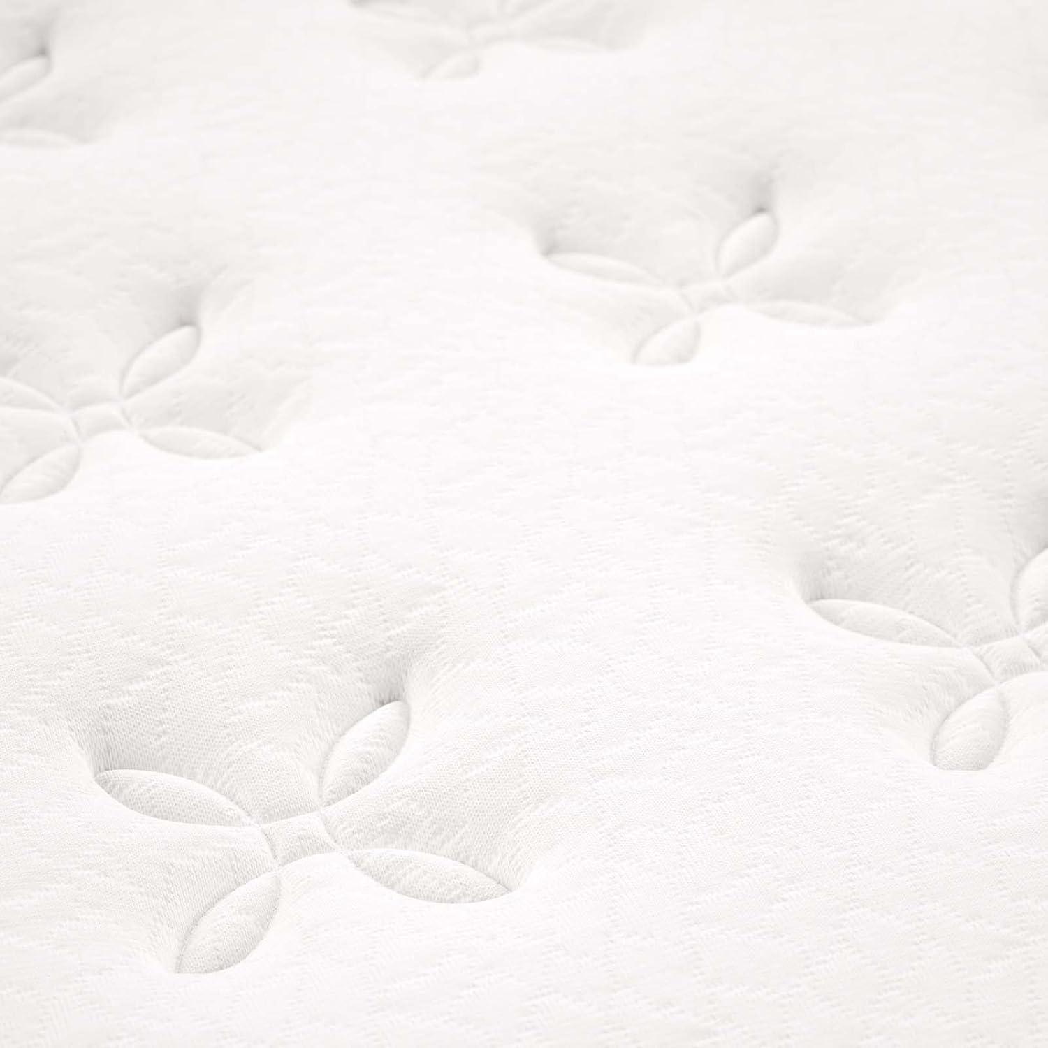 Modway Jenna 10" Innerspring and Foam Twin XL Mattress in White