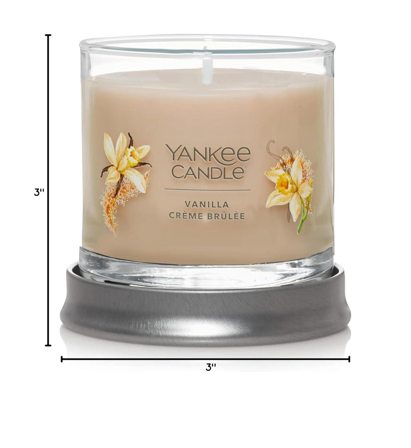 YANKEE CANDLE Signature Vanilla Crème Brulée Scented Candle
