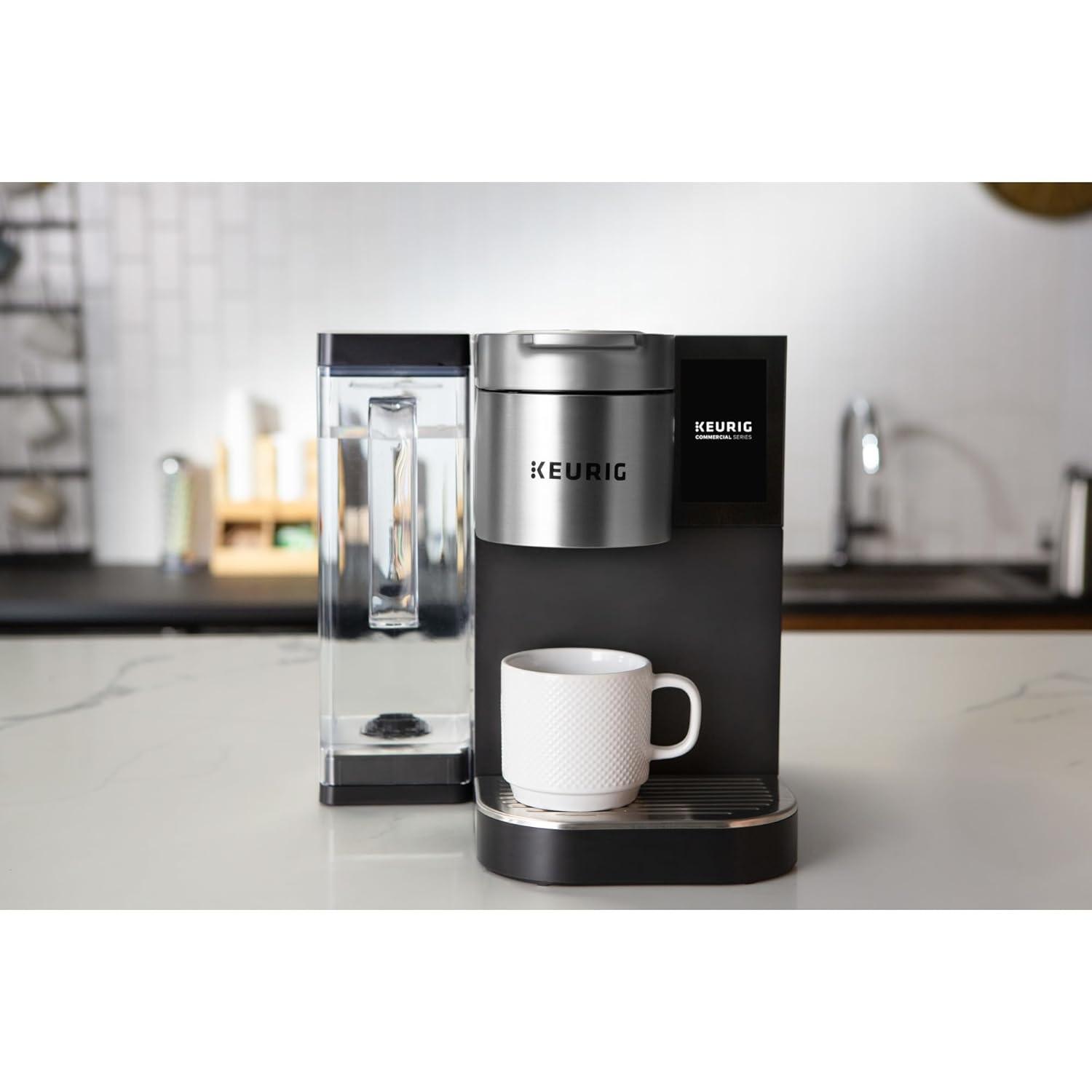 Keurig 7952 K-2500 Commercial Brewer, Programmable, 12 fl oz, 5 Cup(s), Single-serve, Black, Silver