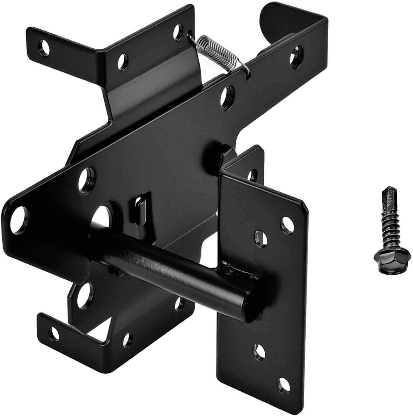 Heavy Duty Black Powder Coated Steel Gate Latch