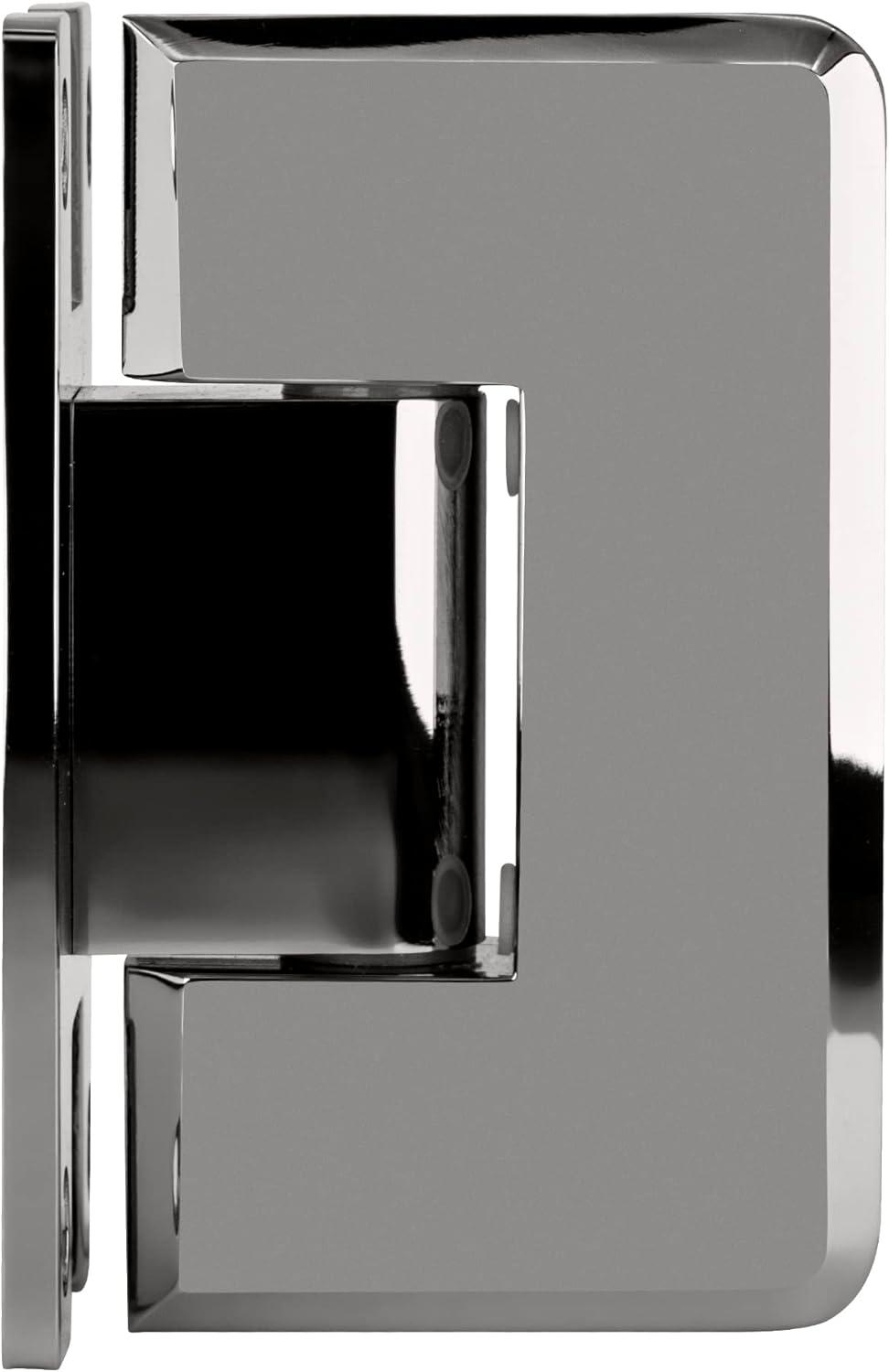 CRL C0L037CH Polished Chrome Cologne 037 Series Wall Mount 'H' Back Plate Hinge