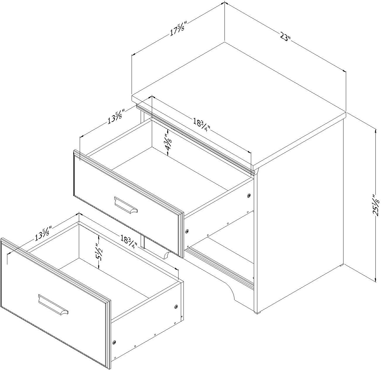 Versa 2 - Drawer Nightstand