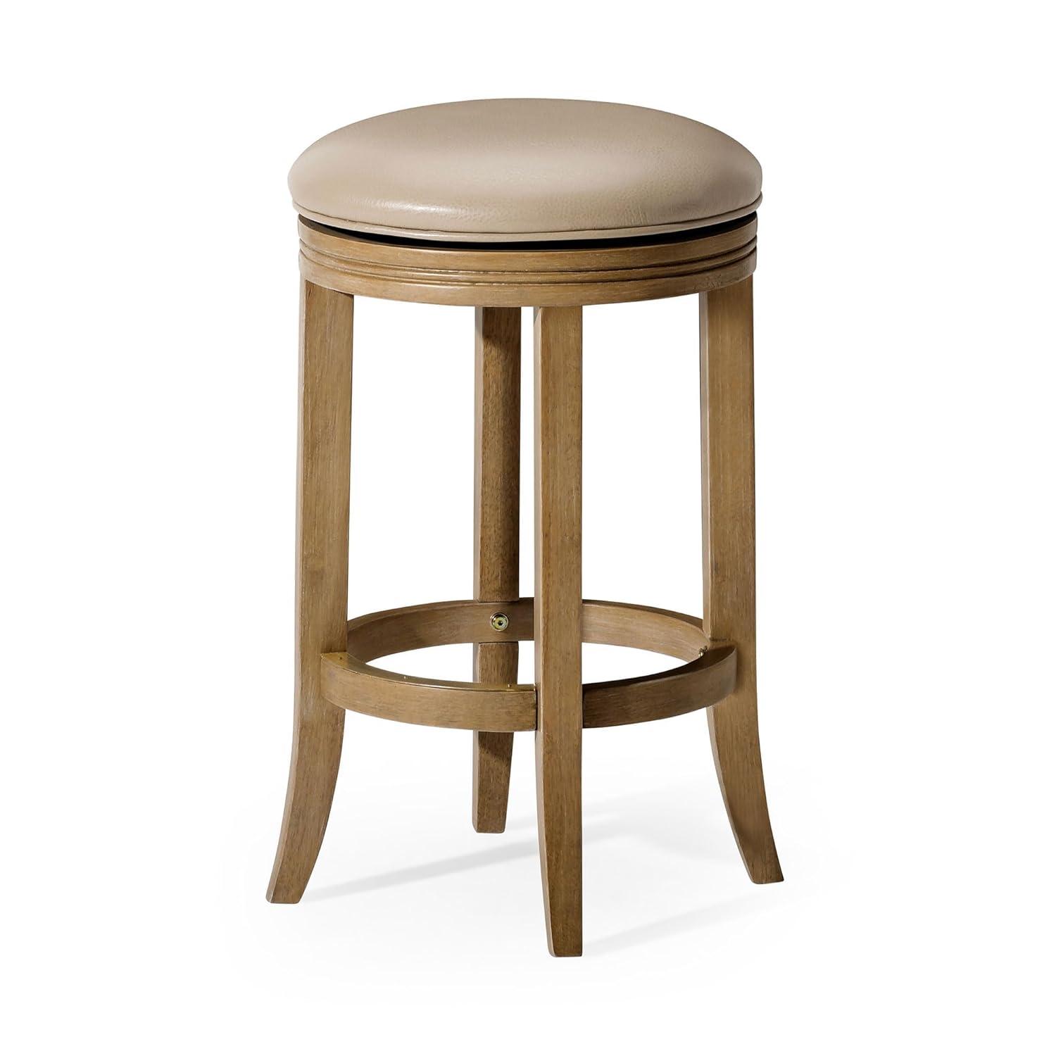 Maven Lane Maven Lane Eva Stool with Vegan Leather Upholstery