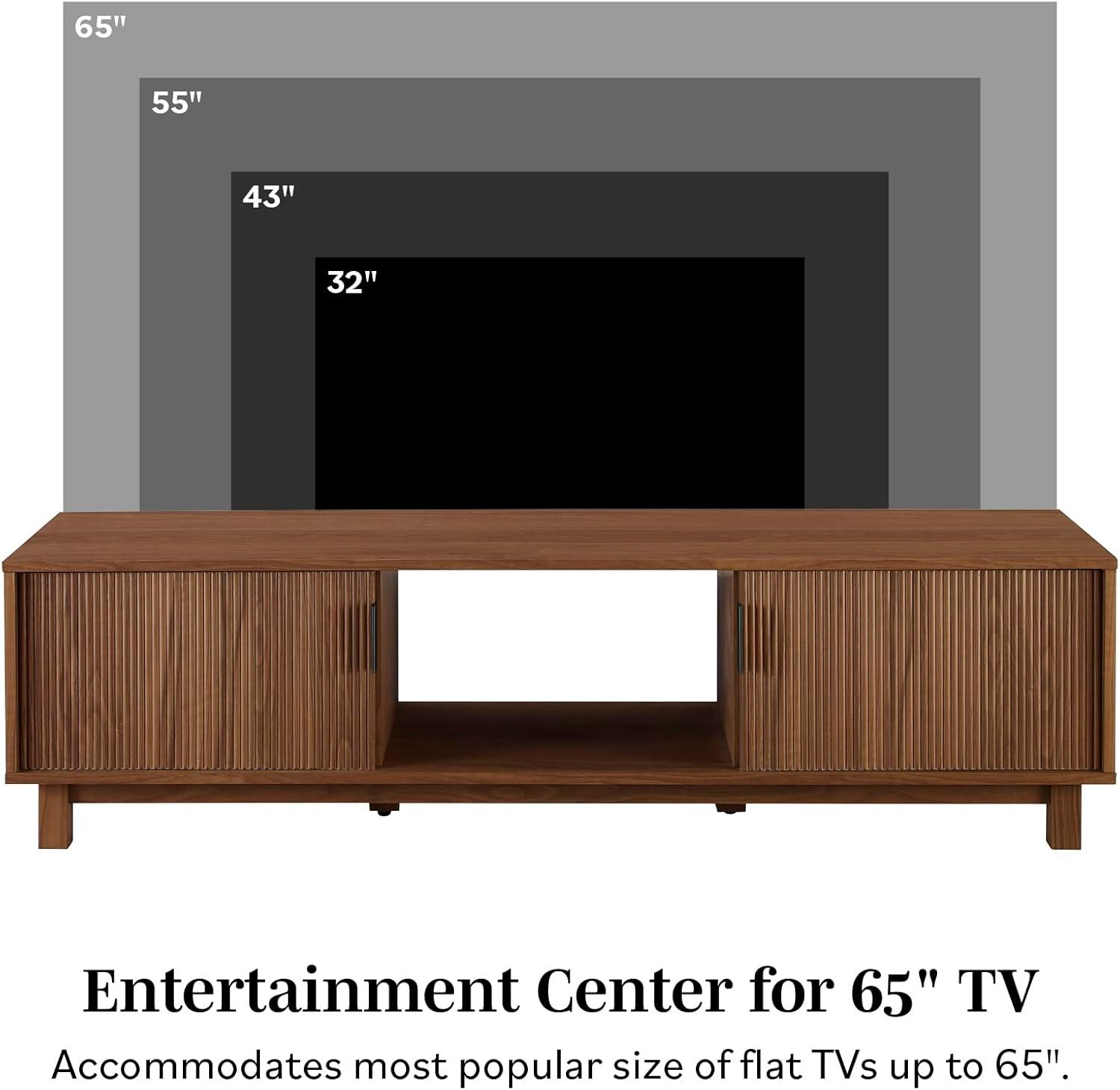 Farmann Reeded 2-Door TV Stand