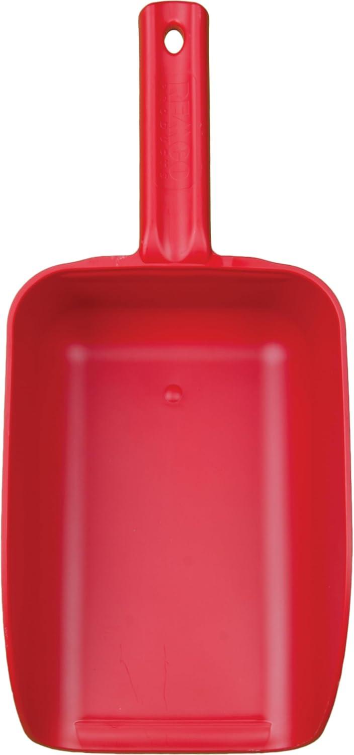 Red Polypropylene 82 oz. Durable Hand Scoop