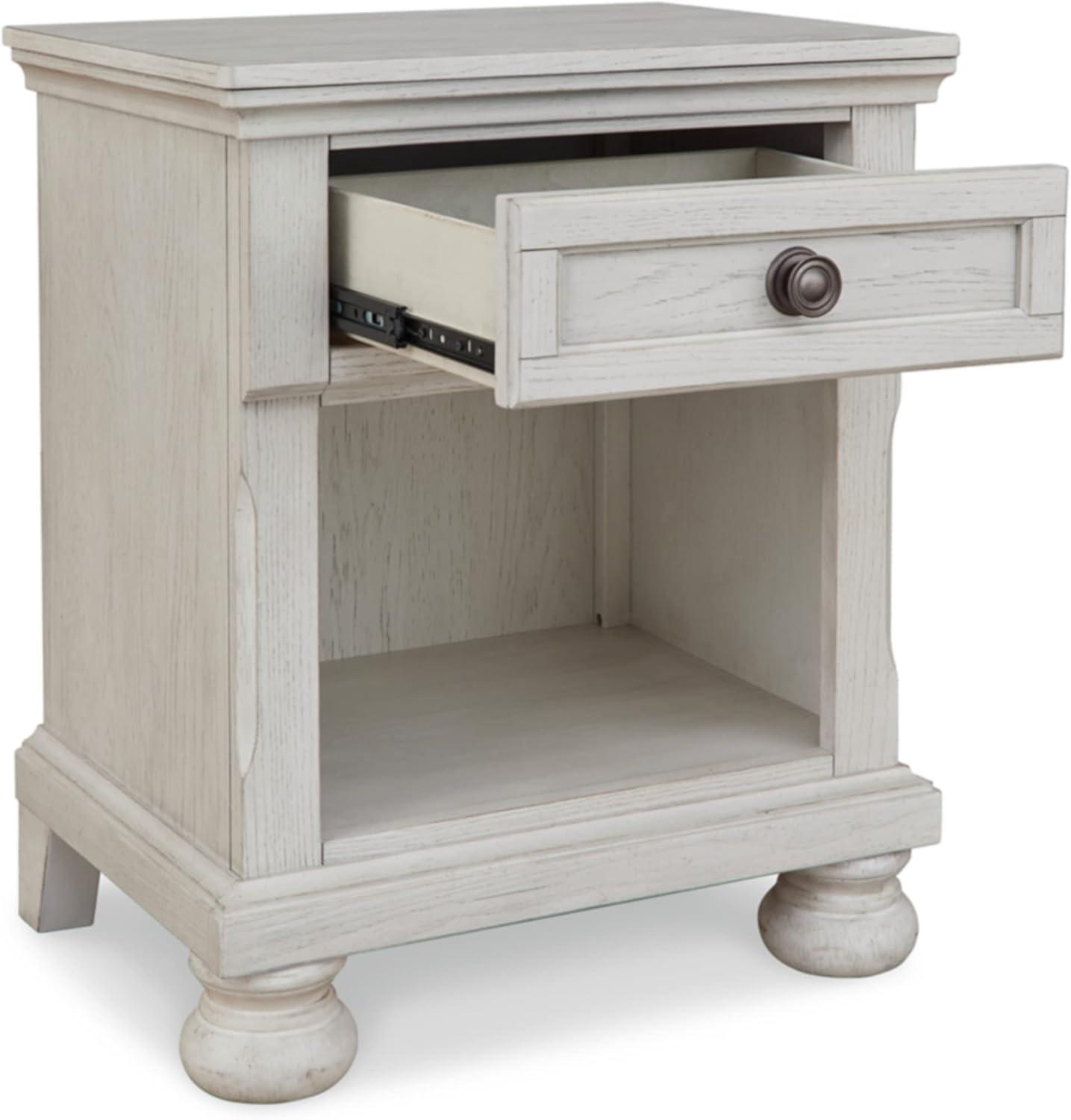 Robbinsdale 1 - Drawer Nightstand in Antique White