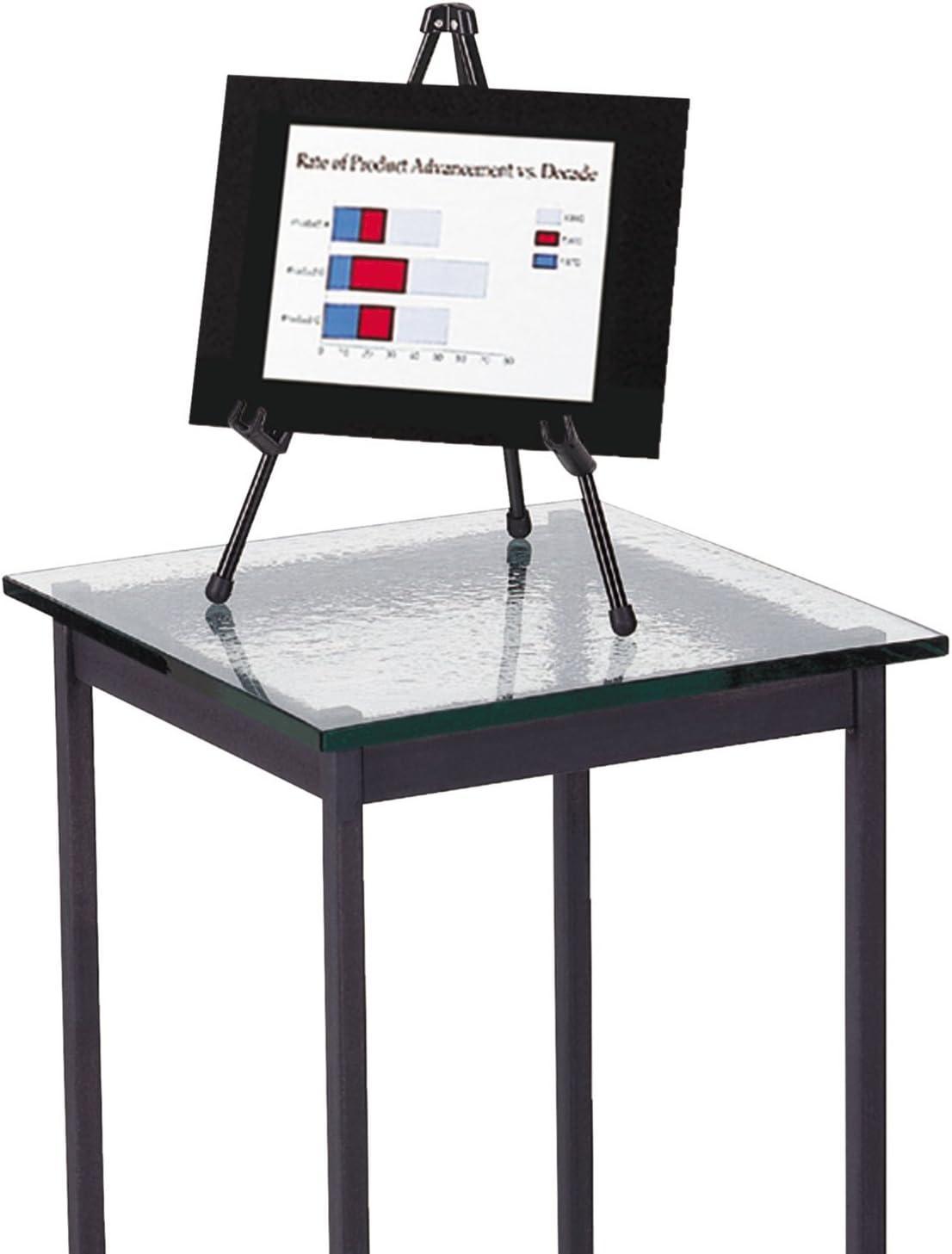 Black Steel 14" Portable Tabletop Instant Easel