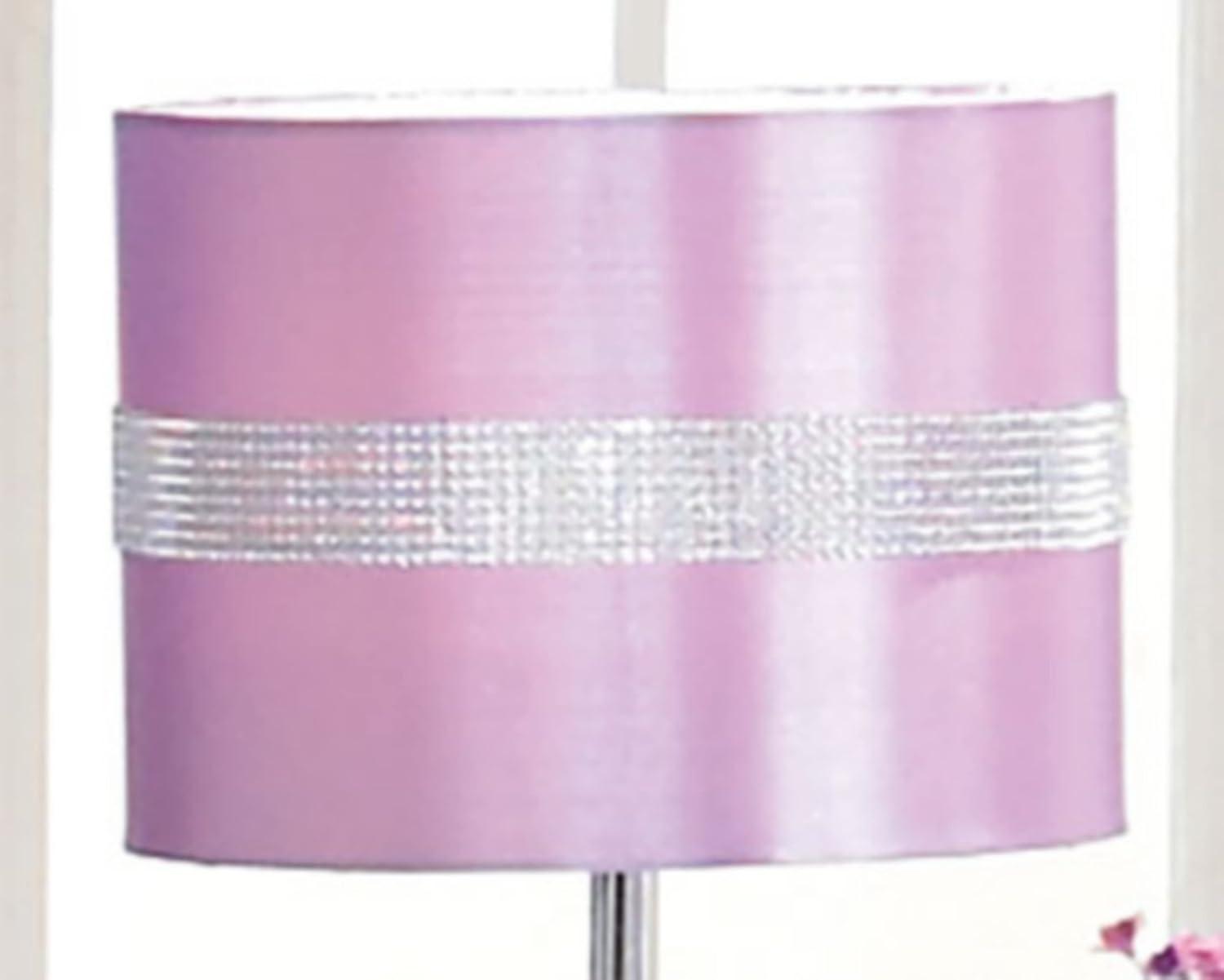 Signature Design by Ashley Nyssa Table Lamp Purple/Silver