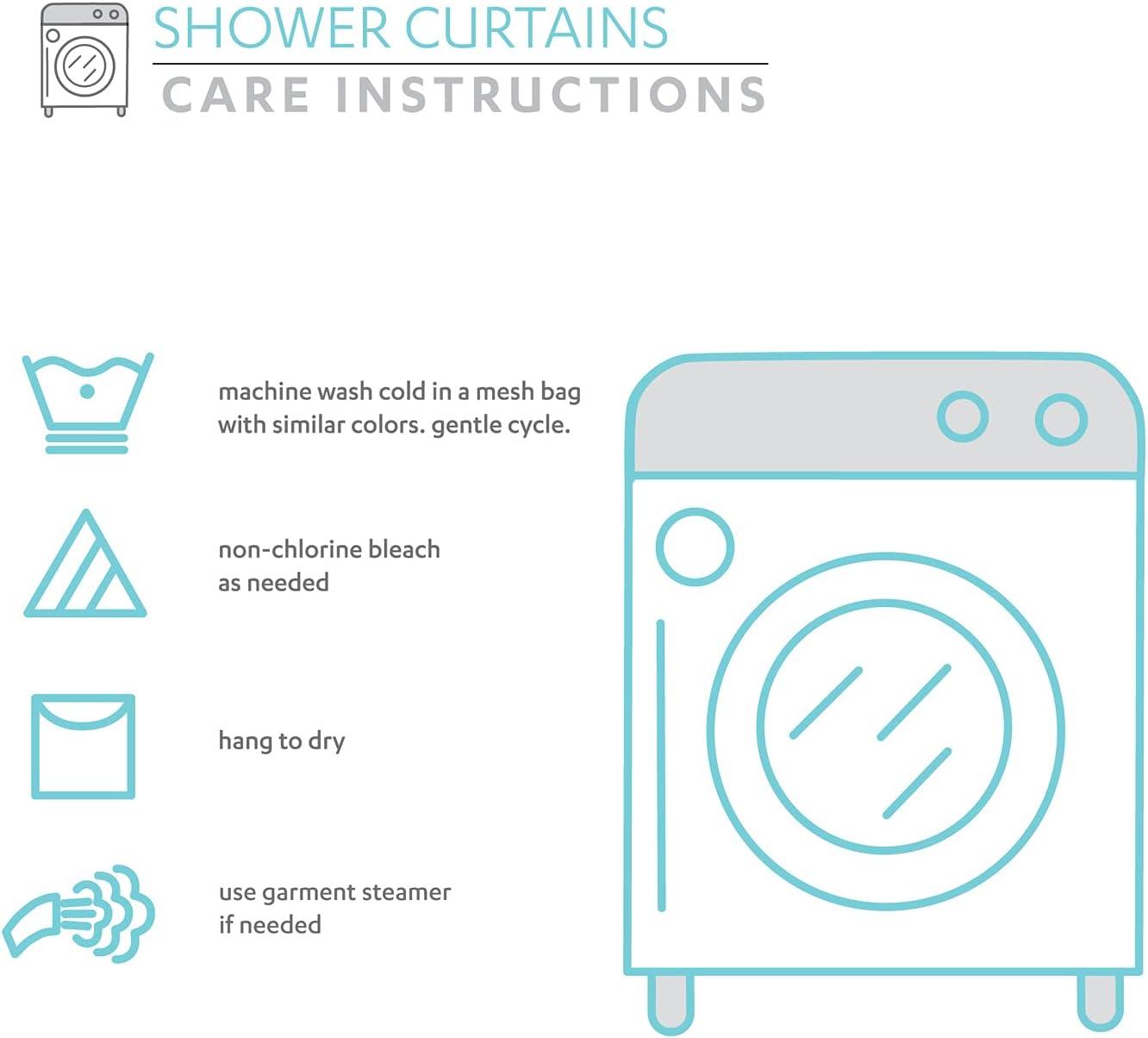 Tucker Stripe Cotton Striped Shower Curtain