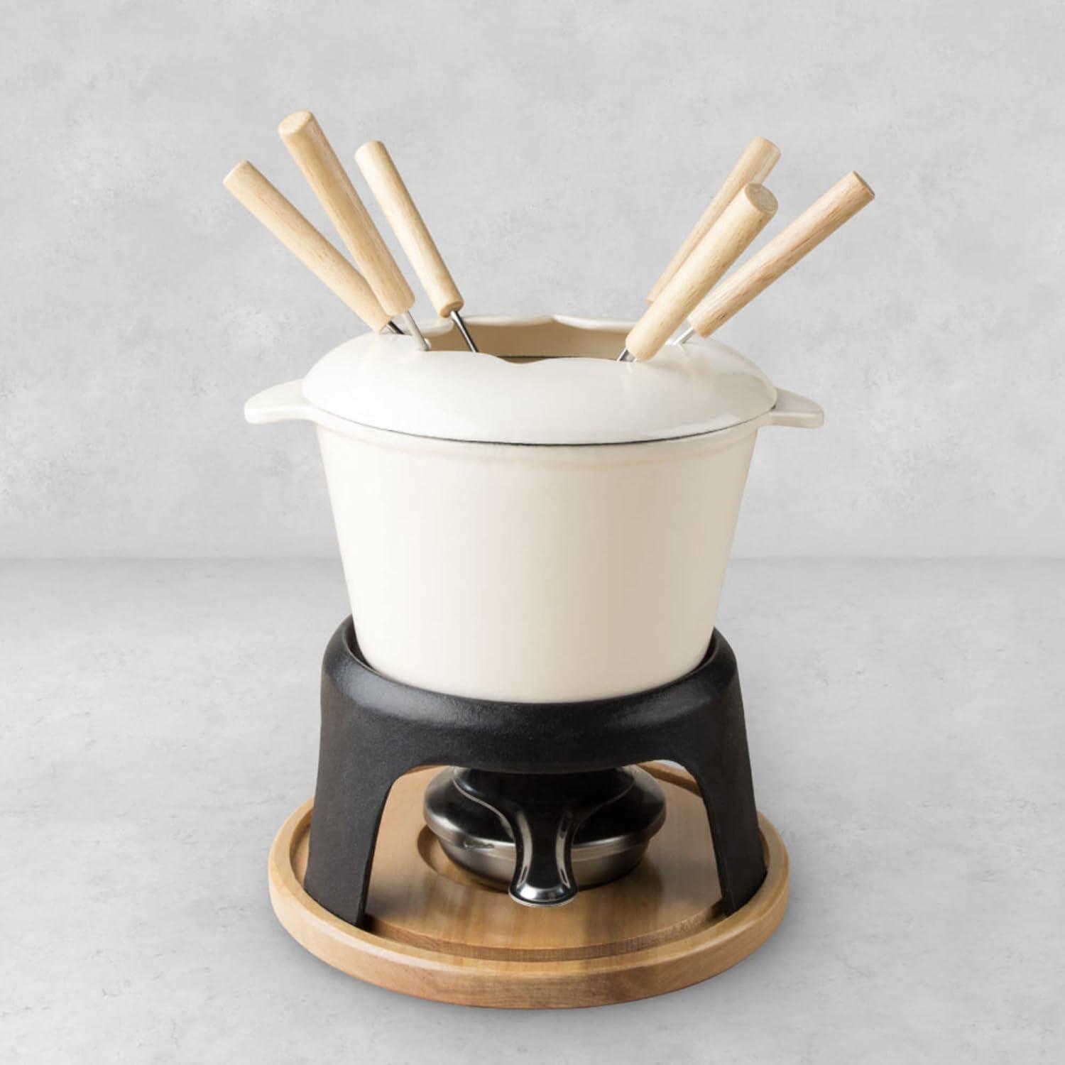 Twine Cast Iron Fondue Set