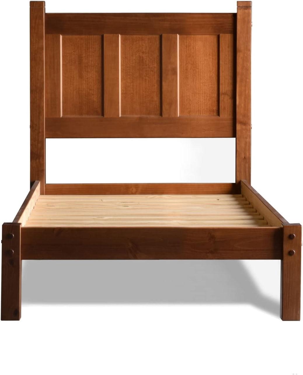 Shaker Solid Wood Panel Bed