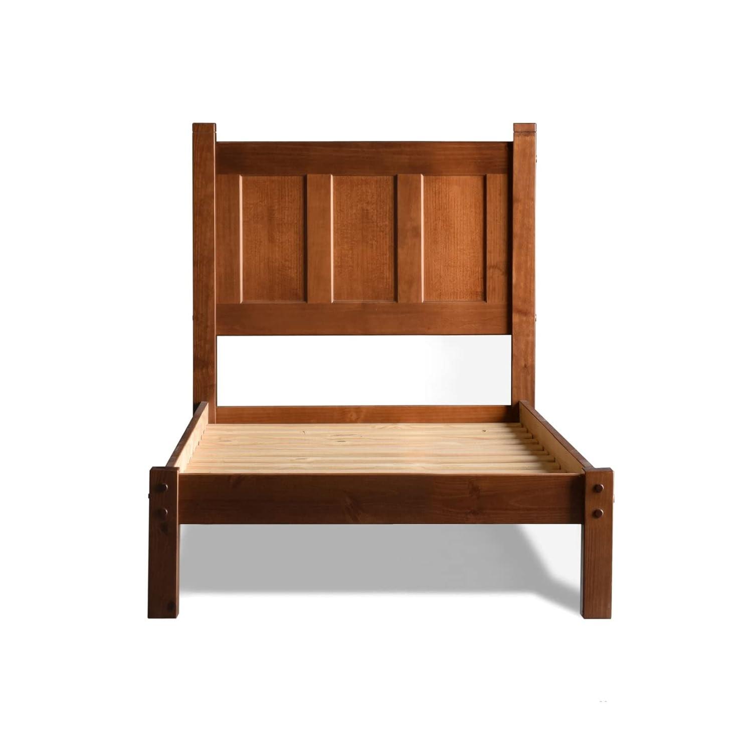 Shaker Solid Wood Panel Bed