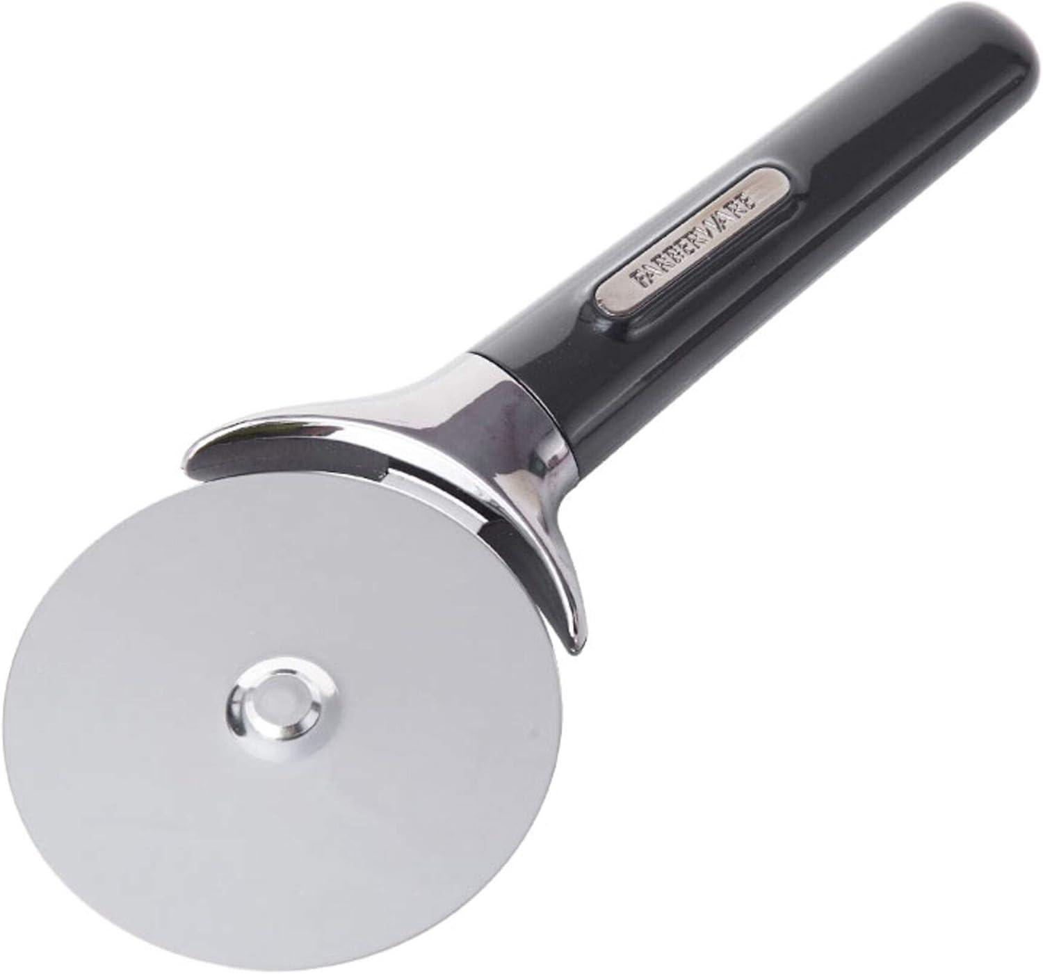 Farberware Professional 9.37-Inch Stainless Steel Pizza Cutter with Black Handle