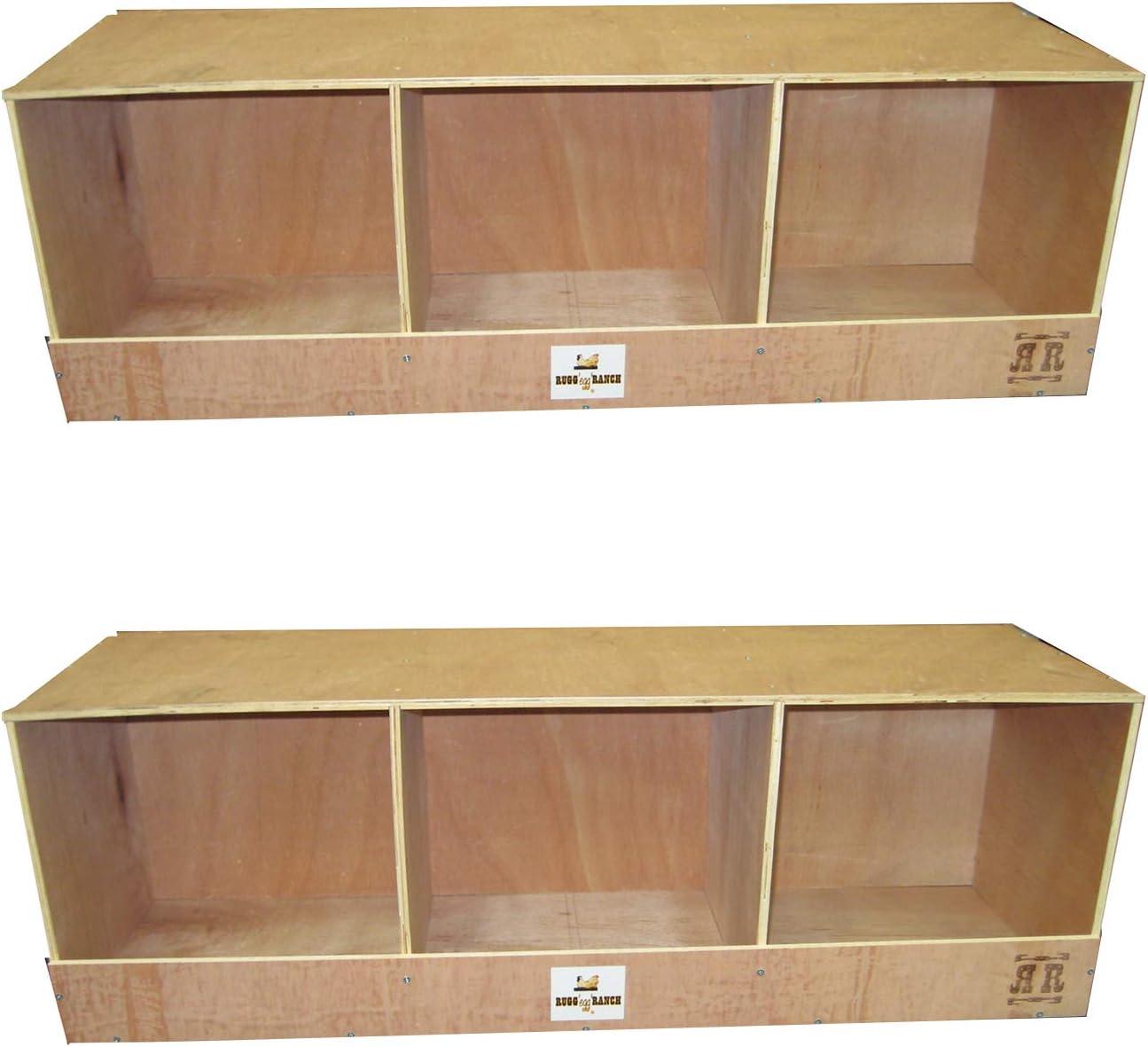 Rugged Ranch Plywood Nesting Boxes (Set of 2)