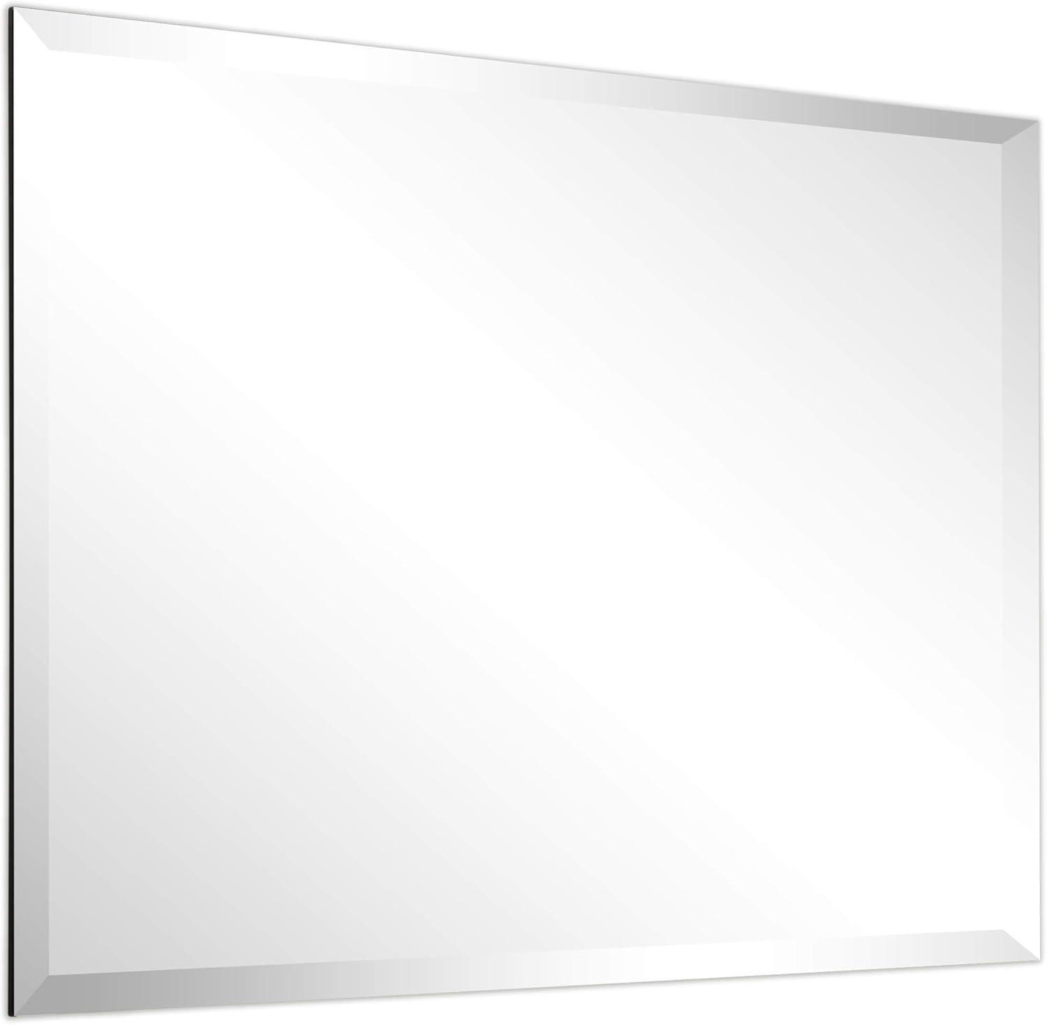 Empire Art Espejo de Pared de Prisma Biselado sin Marco Directo 24" x 36", Listo para Colgar