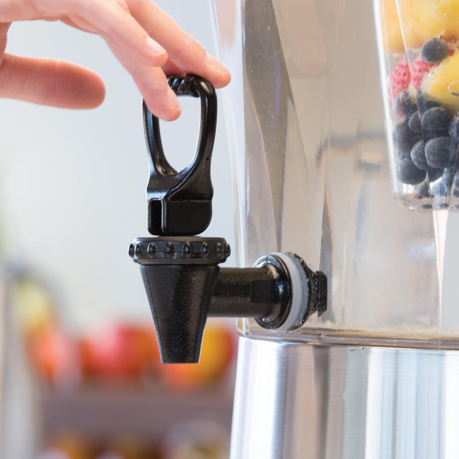 Service Ideas Service Ideas Beverage Dispenser with Optional Infuser Tube, NSF Certified