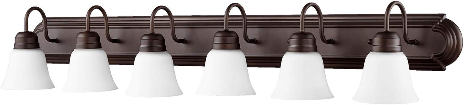 Quorum Lighting 6 - Light Vanity in  Oiled Bronze