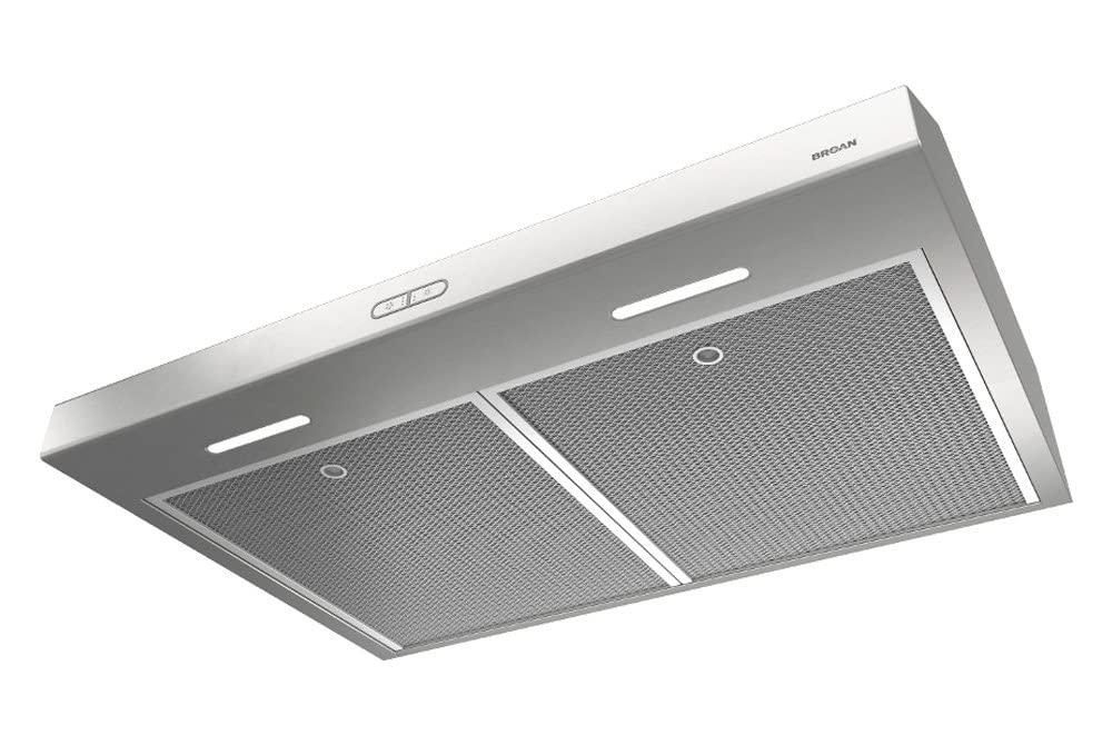 Broan NuTone Broan NuTone 36" Steel 375 CFM Convertible Under Cabinet Range Hood with Mesh Filter BCDF136SS