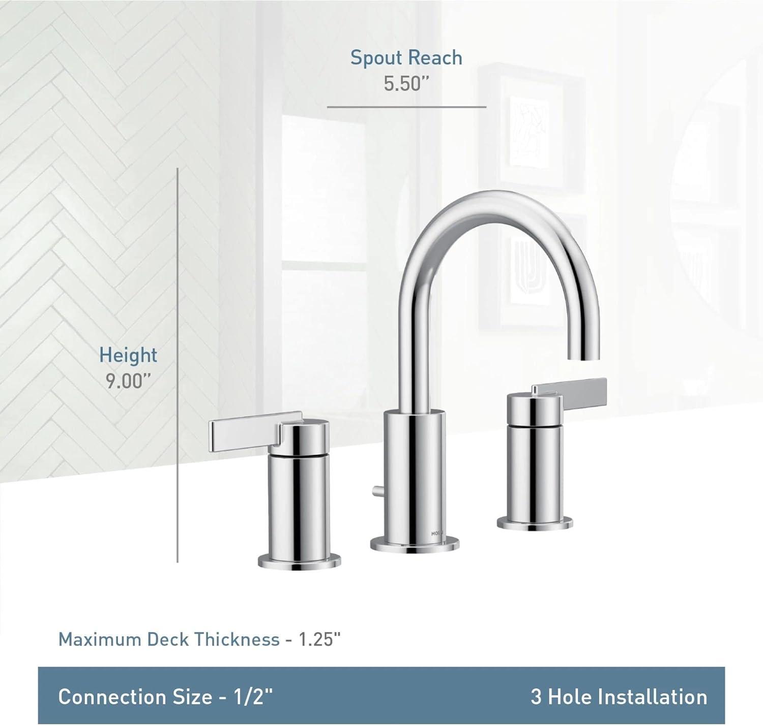 Moen Cia Two-Handle Widespread Bathroom Faucet Trim Kit, Valve Required