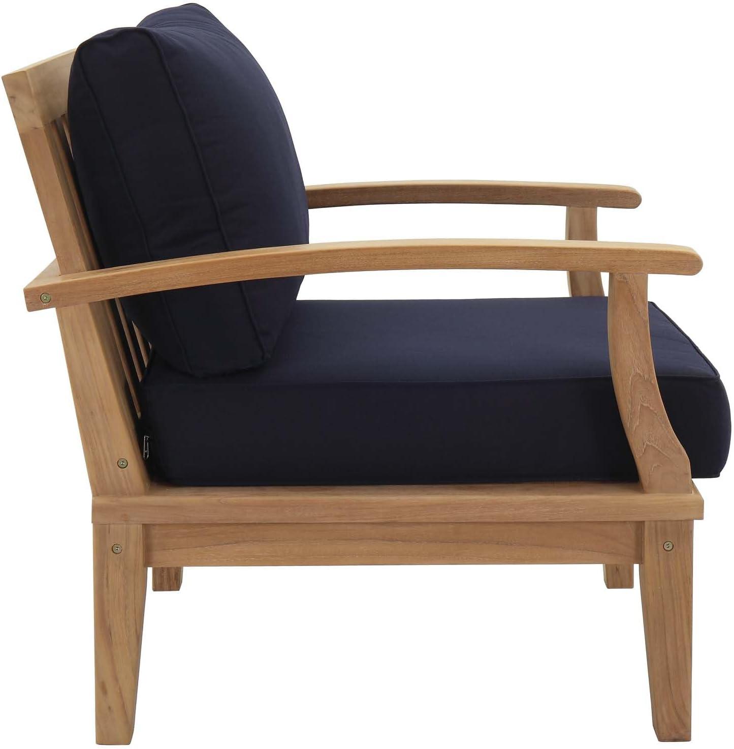 Modway Marina Outdoor Patio Teak Armchair