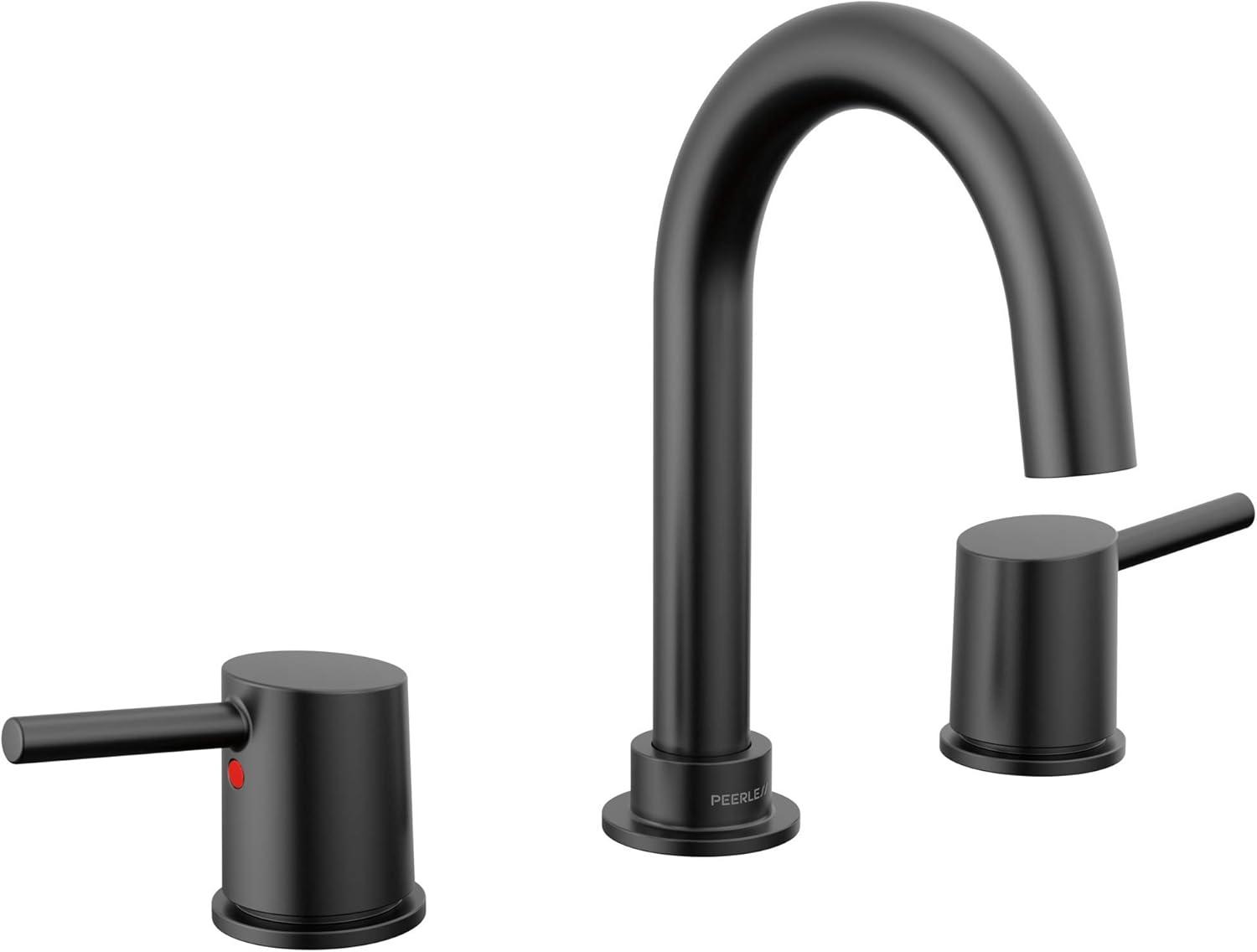 Precept Widespread 2-handle Bathroom Faucet with Drain Assembly