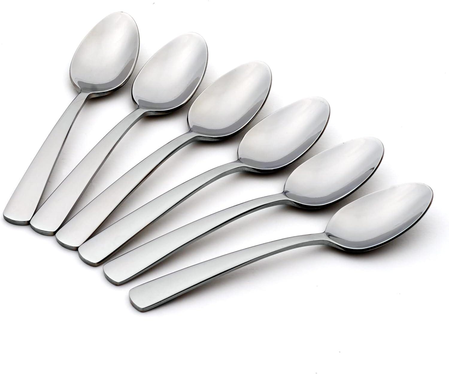 Aptitude Stainless Steel Polished Teaspoons Set of 6