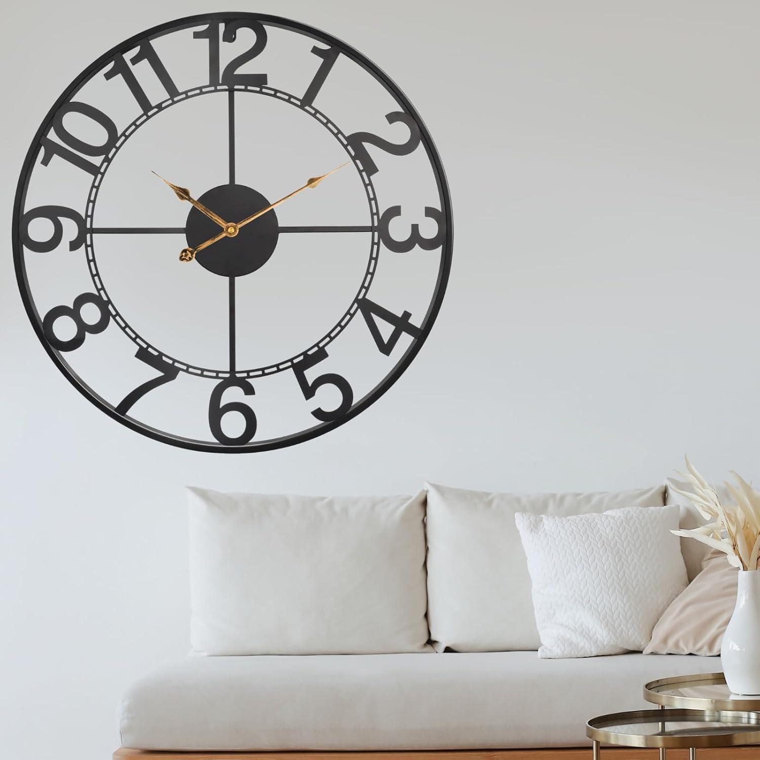 Sorbus Large 16" Numeral Analog Decorative Wall Clock