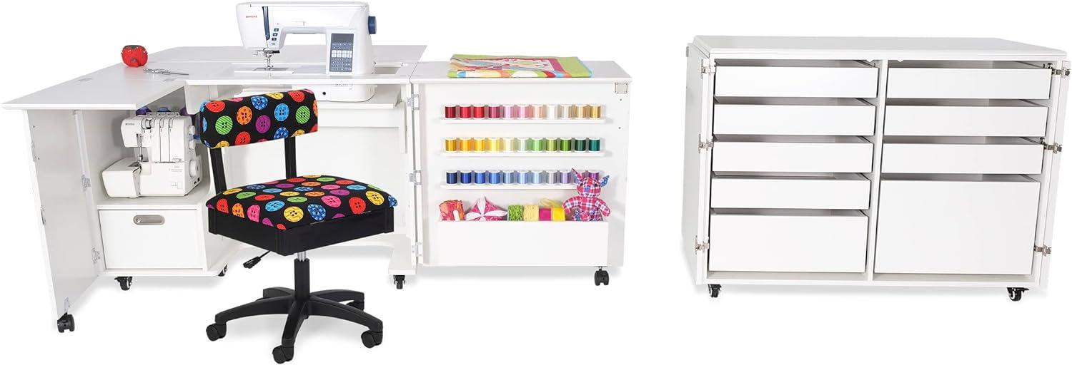 Arrow Sewing Wallaby Sewing Cabinet with Hydraulic Machine Lift by Kangaroo Sewing Furniture