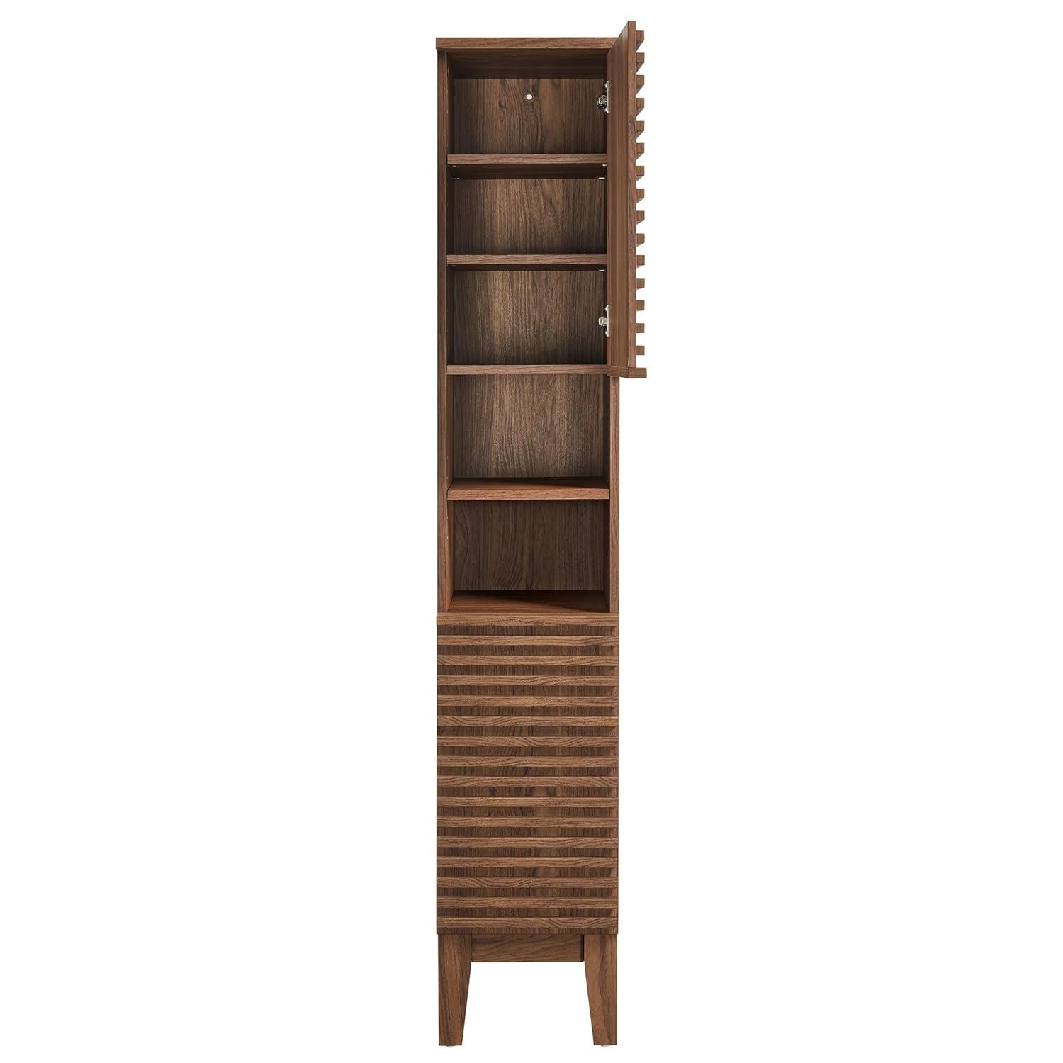 Modway Render Tall Narrow Bathroom Storage Cabinet