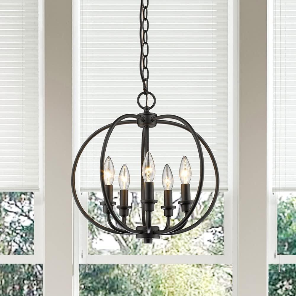 Livex Lighting Milania 5 - Light Chandelier in  Antique Brass