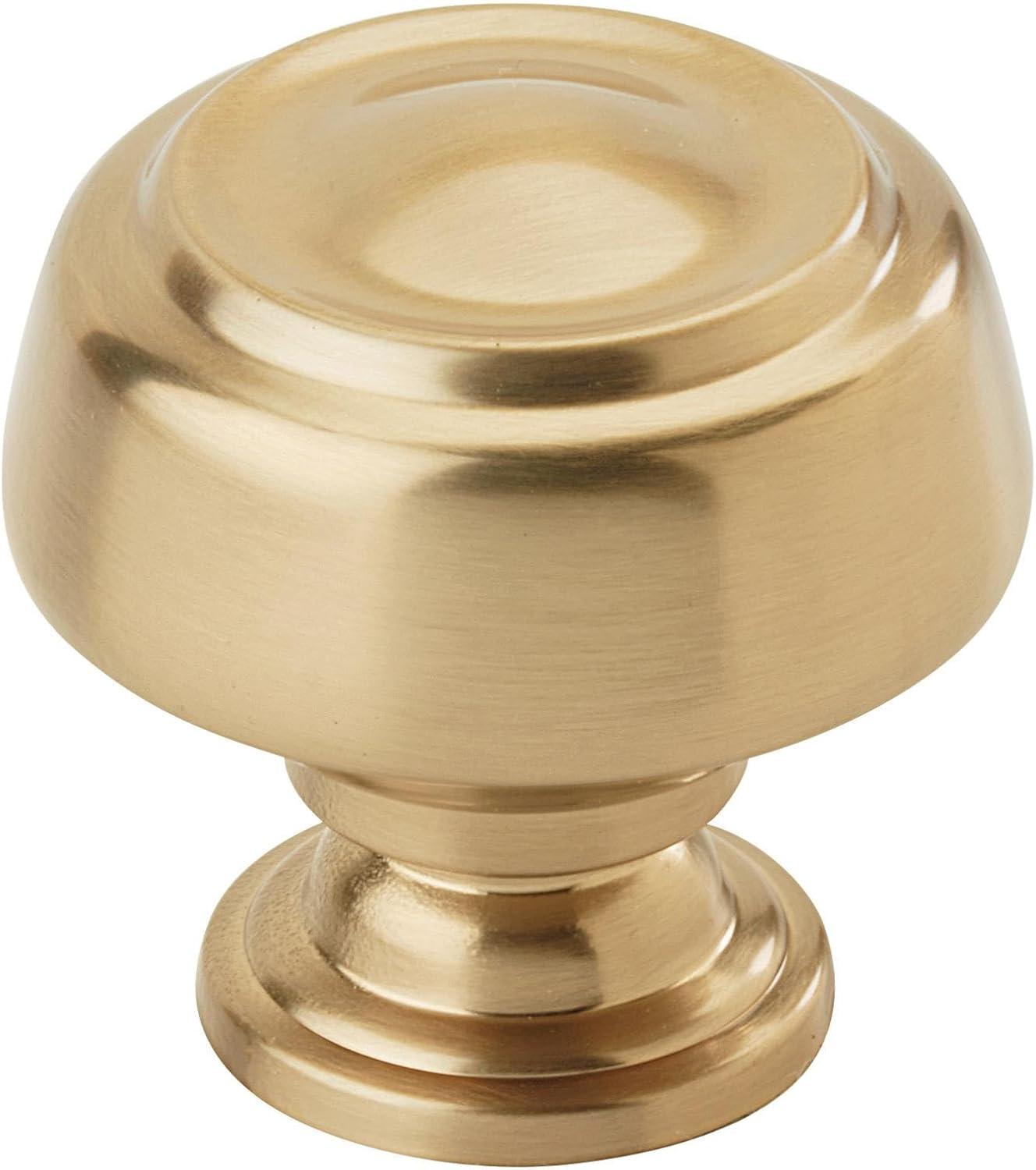 Kane 1-5/8 inch (41mm) Diameter Champagne Bronze Cabinet Knob